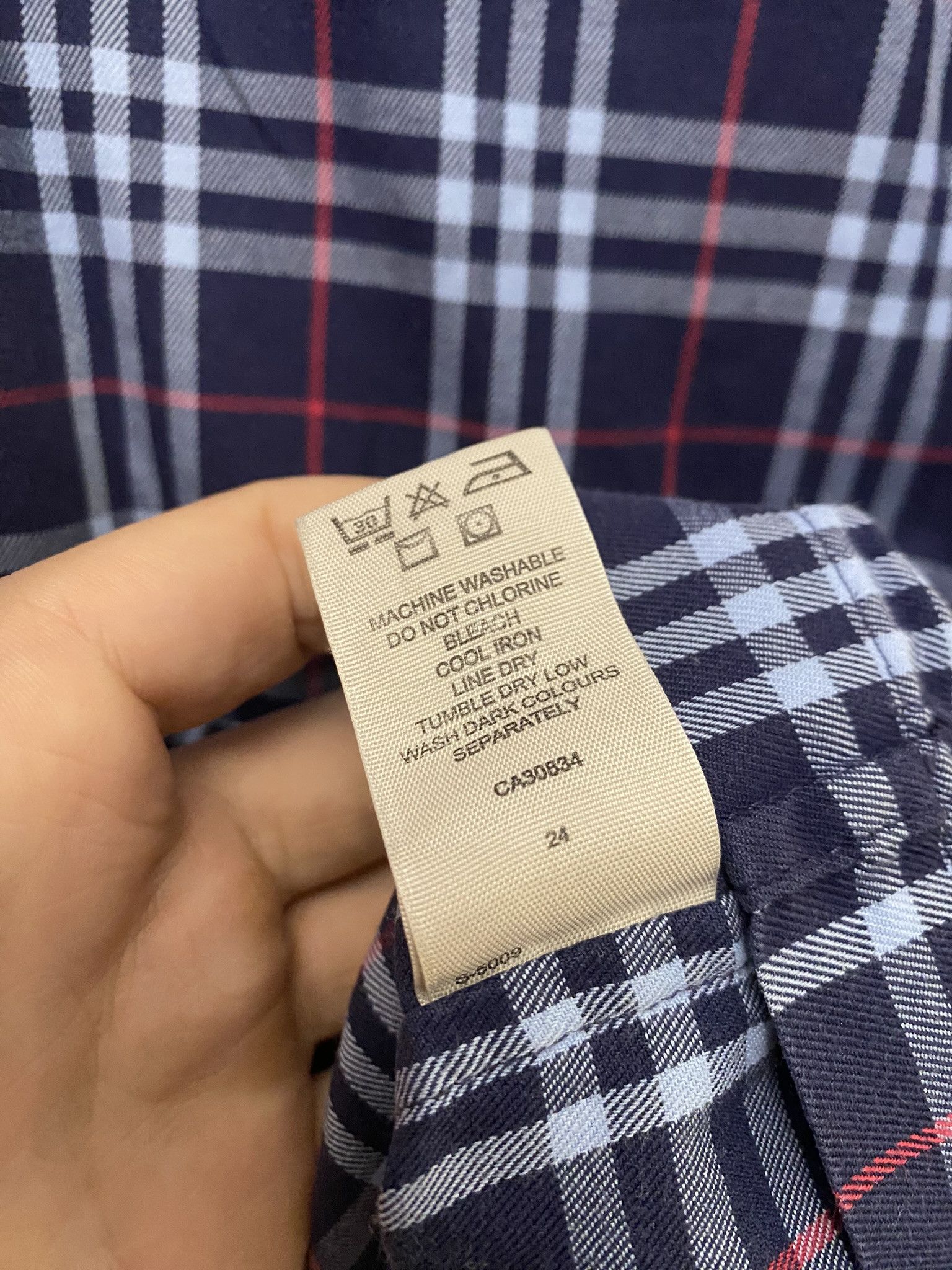 Burberry × Designer Burberry Shirt Nova Check Luxury Size US M / EU 48-50 / 2 - 6 Thumbnail