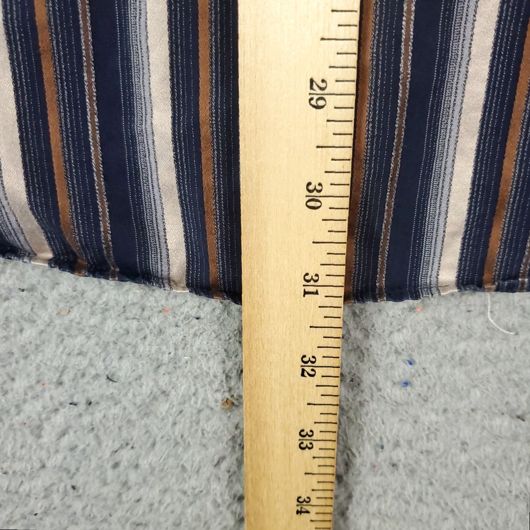 BUGATCHI Bugatchi Uomo Shirt Mens XL Blue Striped Button-Up Long Sleeve Casual Business Formal Party/Cocktail Travel Workwear Size US XL / EU 56 / 4 - 4 Thumbnail