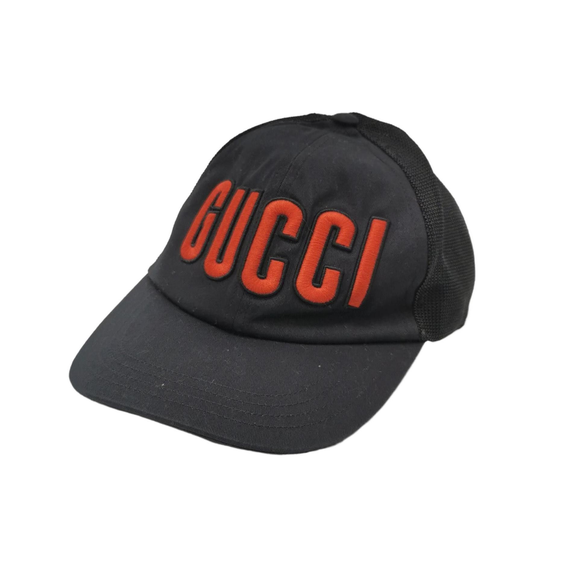 Gucci Gucci Logo Mesh Baseball Cap ONE SIZE Size ONE SIZE - 1 Thumbnail