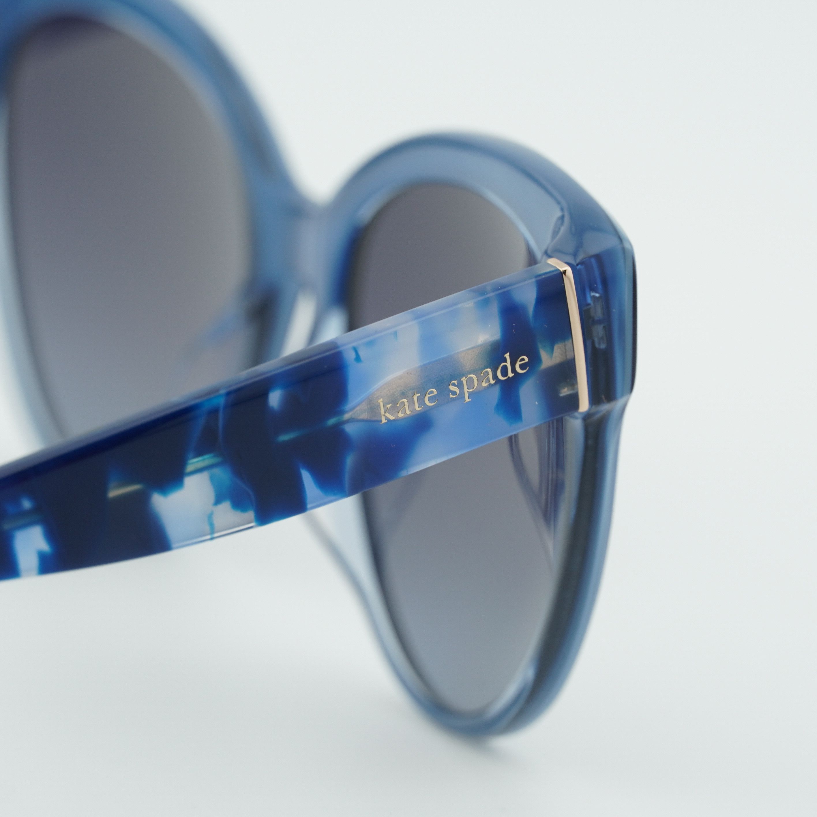Kate Spade Kate Spade AUBRIELLA/G/S 0PJP 9 Sunglasses Blue Cat Eye Size ONE SIZE - 10 Thumbnail