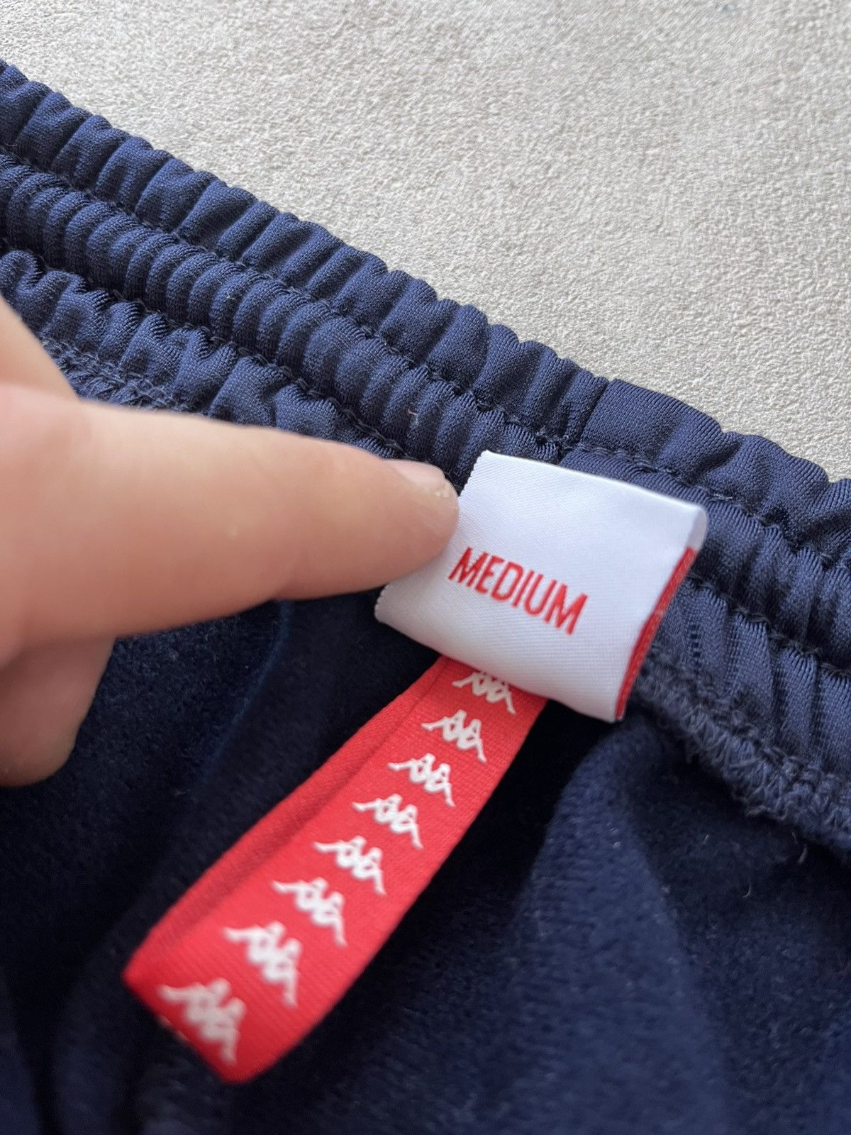 Kappa Vintage Kappa Navy Side Stripes Sportswear Sweatpants Y2K Size US 32 / EU 48 - 14 Thumbnail