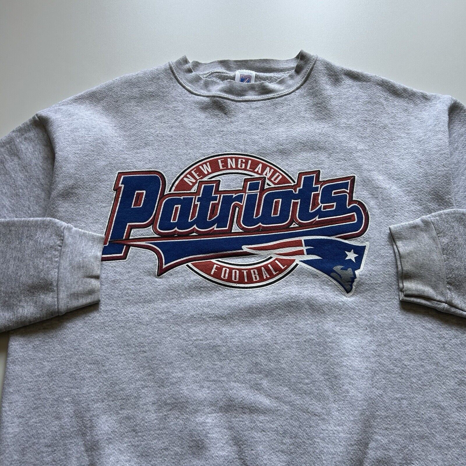 NFL × Vintage Vintage 90s New England Patriots NFL Graphic Crewneck Large Size US L / EU 52-54 / 3 - 2 Thumbnail
