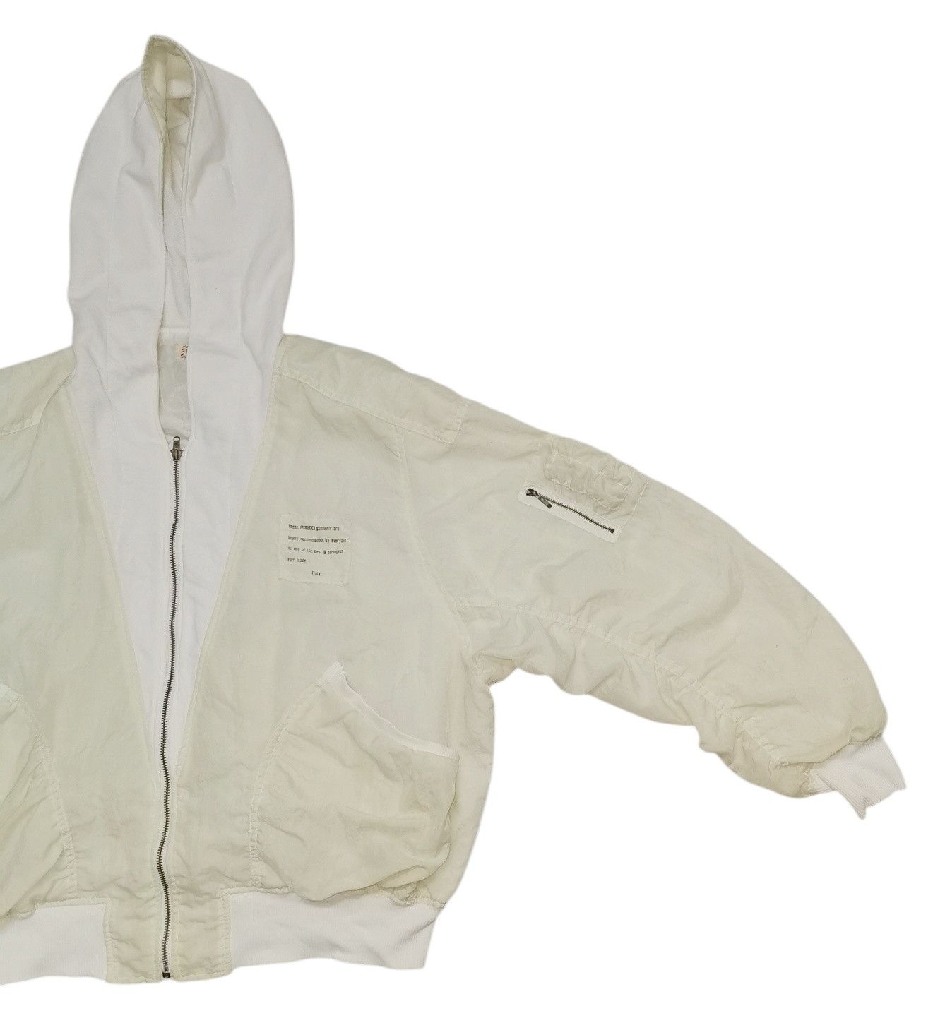 Fiorucci Fiorucci Big Logo Hoodie Bomber Jacket Size US L / EU 52-54 / 3 - 9 Thumbnail