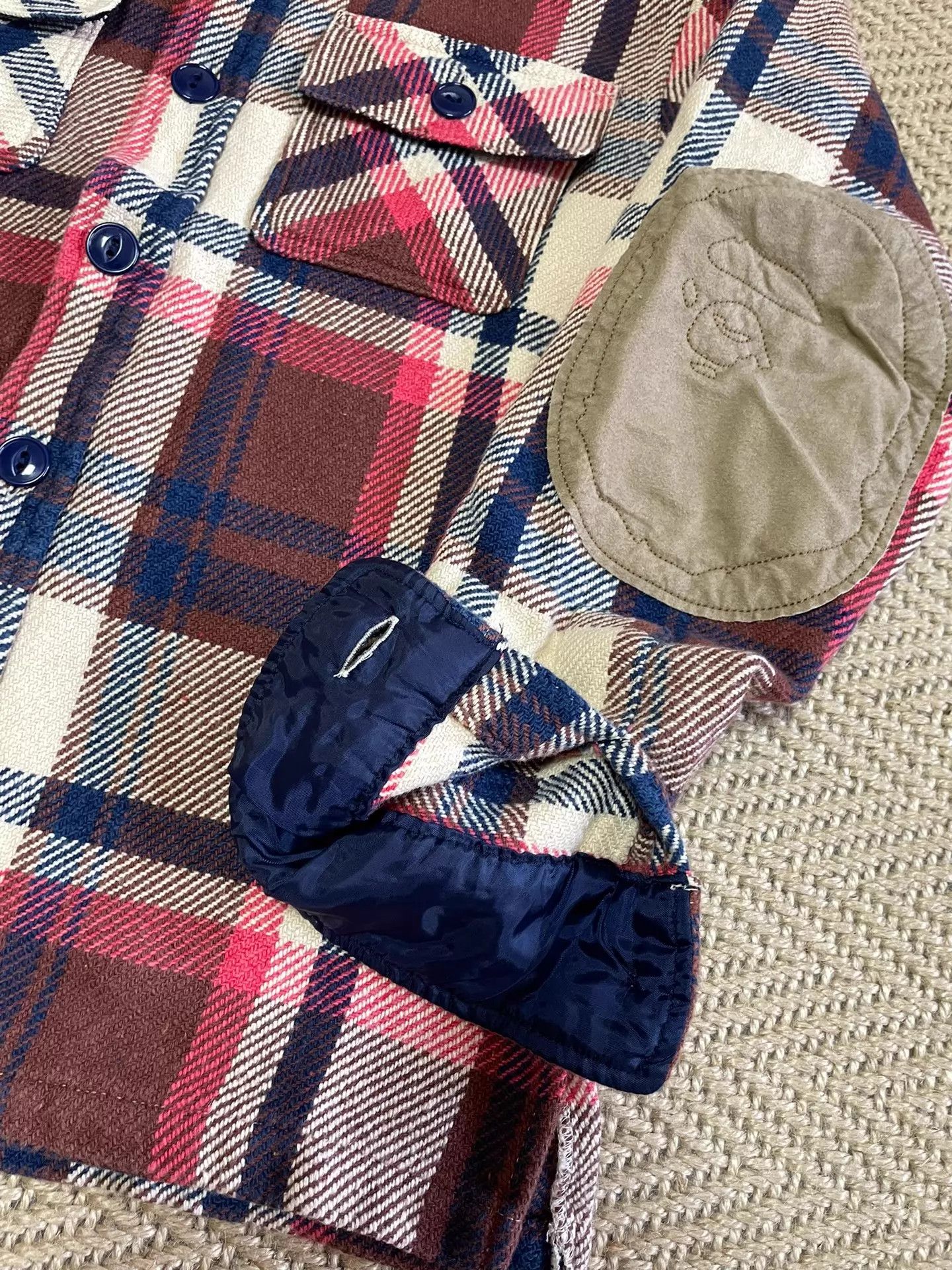 Bape BAPE Ape Head Patch Kimura Check Shirt Size S New Size US S / EU 44-46 / 1 - 5 Thumbnail