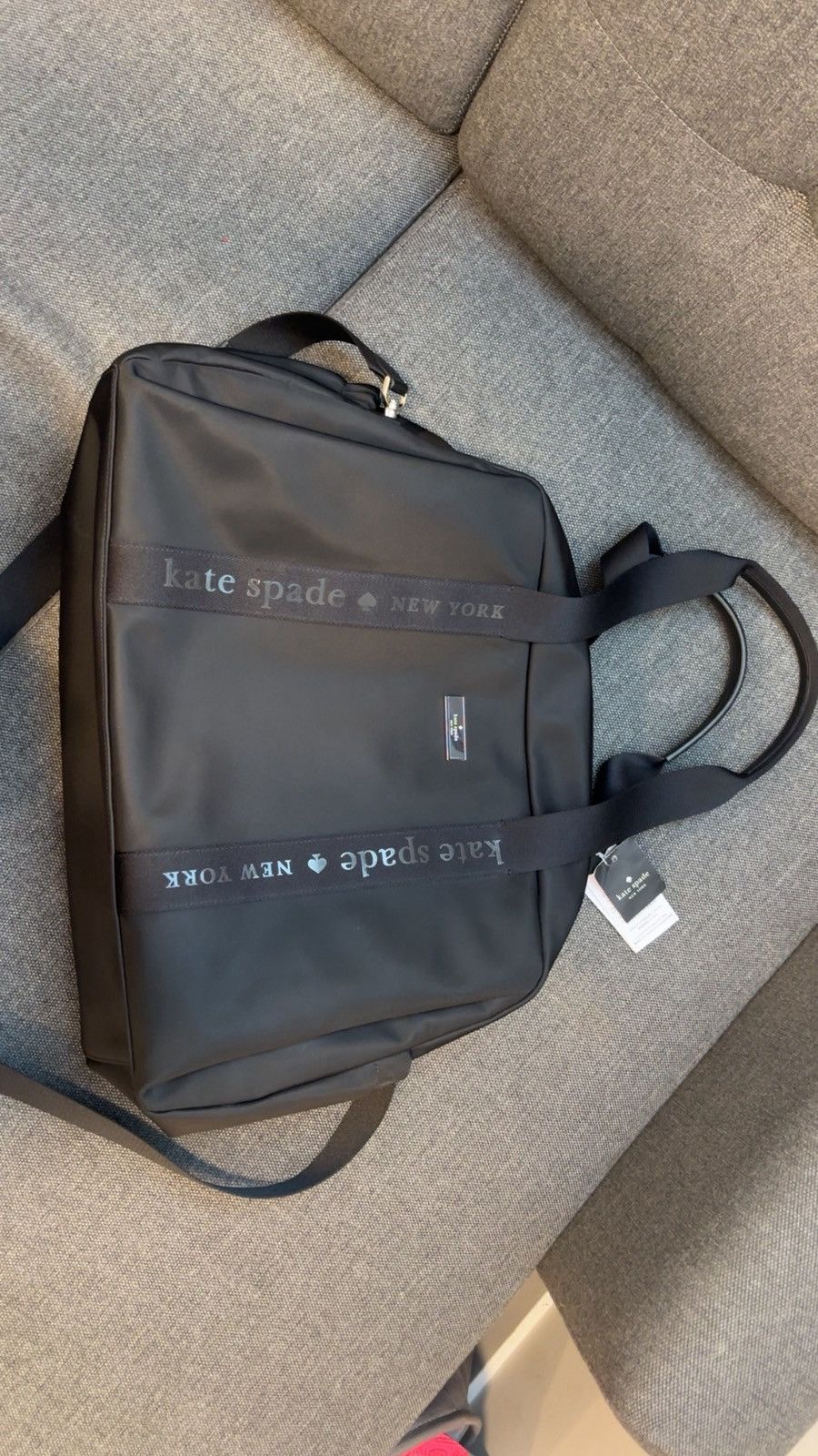 Kate Spade Kate Spade Carter Nylon Large Weekender, Black kate spade Size ONE SIZE - 4 Thumbnail