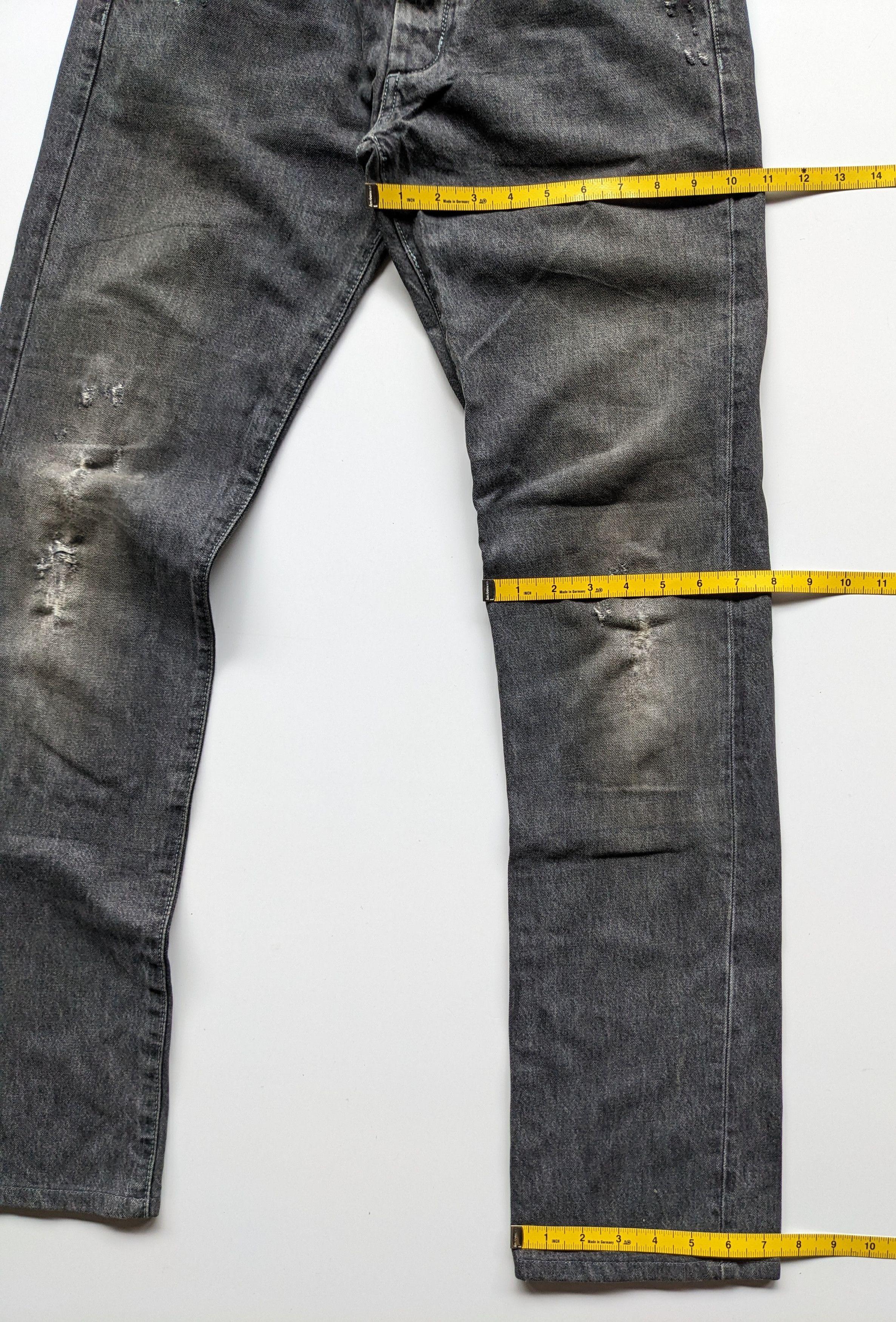 If Six Was Nine × Japanese Brand × Le Grande Bleu (L.G.B.) Ring slim fit superblack jeans Size US 31 - 11 Thumbnail