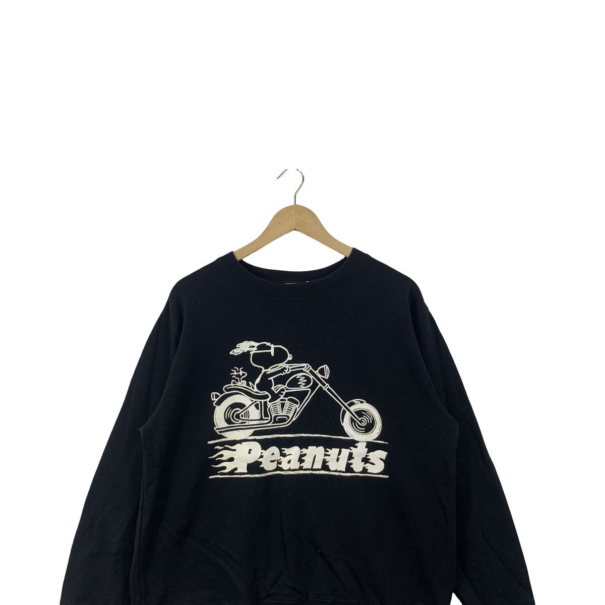 Peanuts Vintage Peanuts Snoopy Biker Motorcycle Graphic Sweatshirt Size US M / EU 48-50 / 2 - 2 Thumbnail