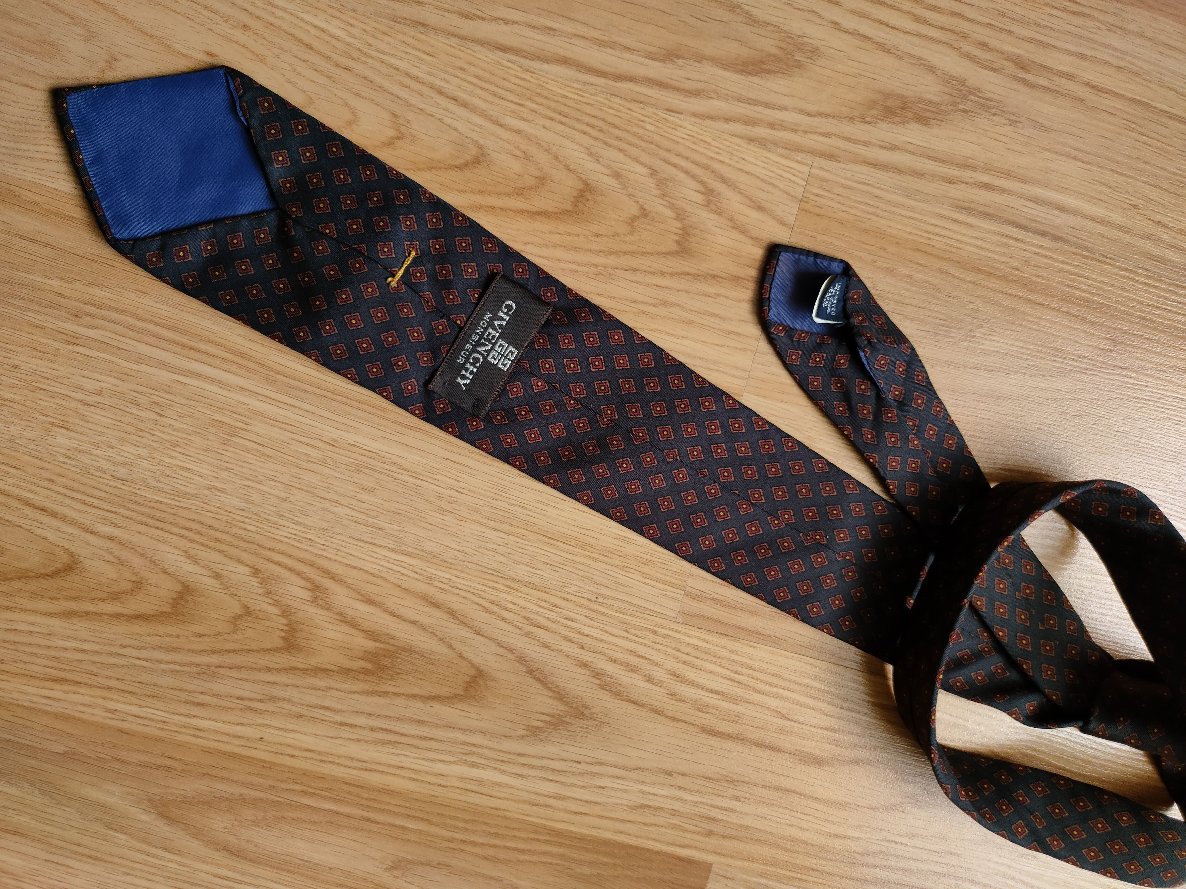 Givenchy Givenchy tie givenchy monsieur vintage tie silk Italy Size ONE SIZE - 3 Thumbnail