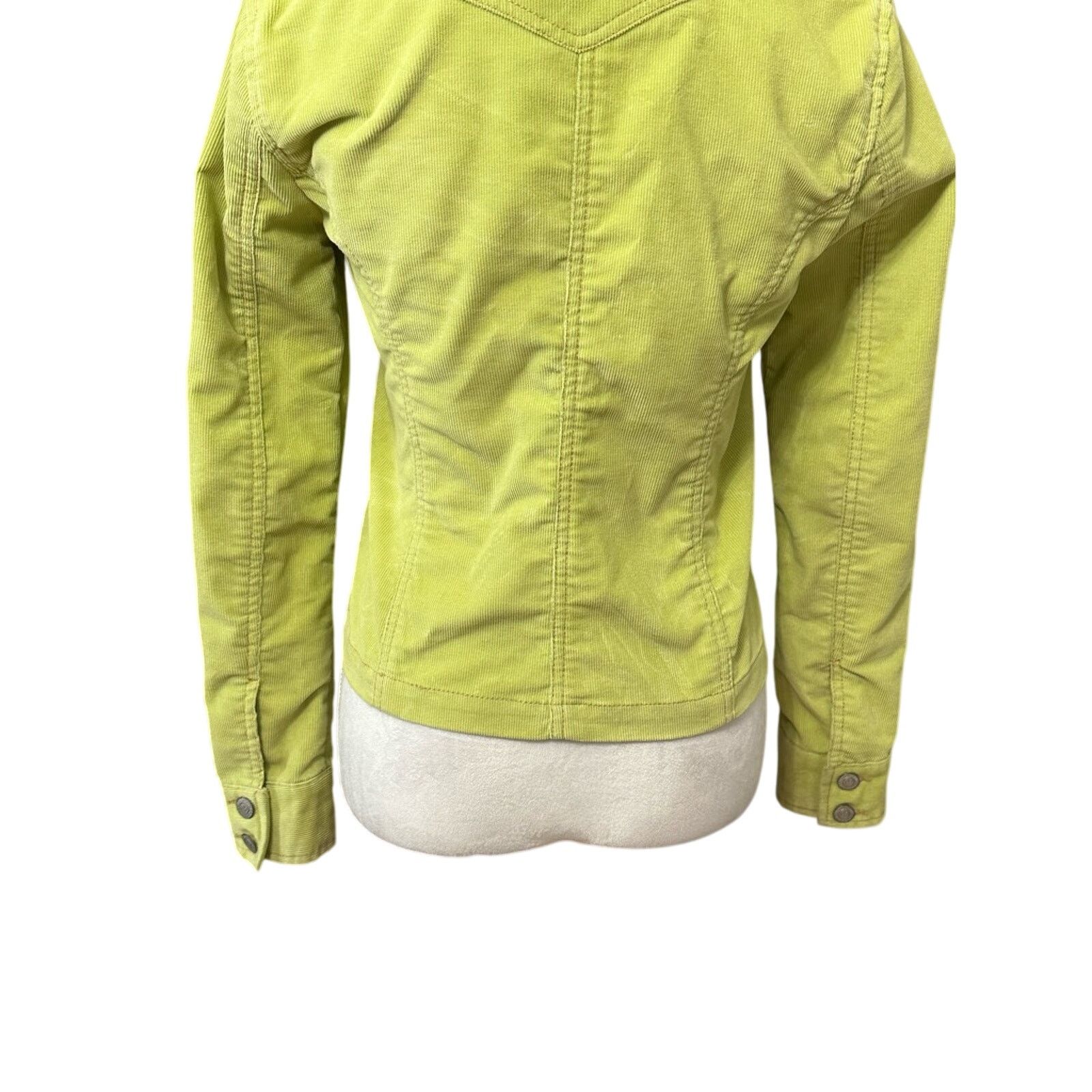 Aeropostale Aeropostale Y2K Corduroy Jacket Flap-Button Green Small Size S / US 4 / IT 40 - 6 Thumbnail