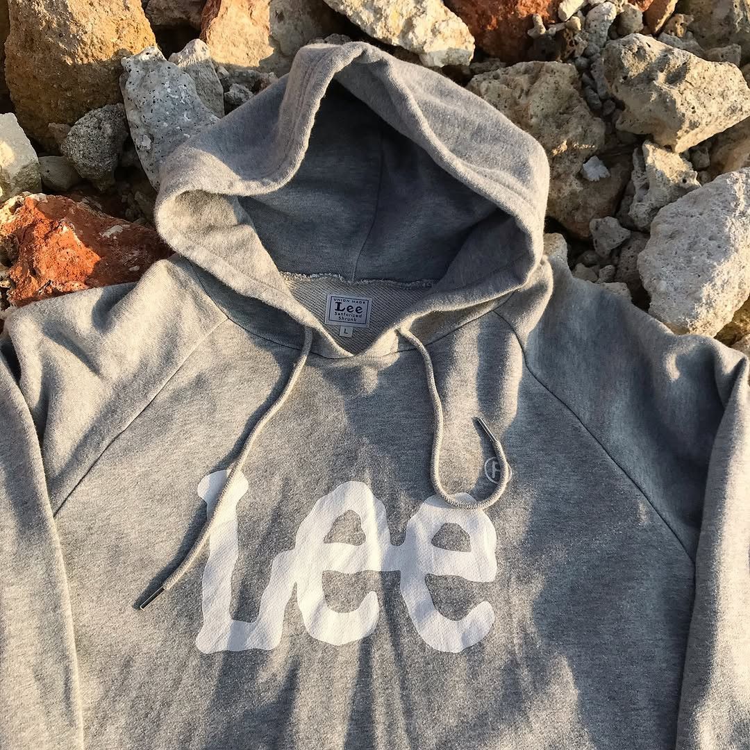 Lee × Vintage Vintage Lee union made Sanforized shrunk Hoodie Jumper crew Size US L / EU 52-54 / 3 - 4 Thumbnail