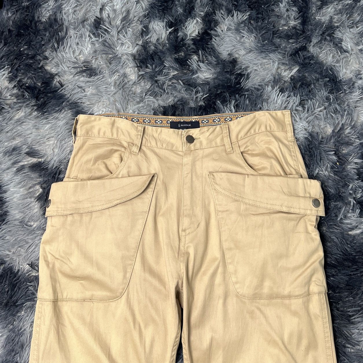 RAGEBLUE Rageblue Japanese Brand Big Pocket Cargo Pants Size US 32 / EU 48 - 5 Thumbnail