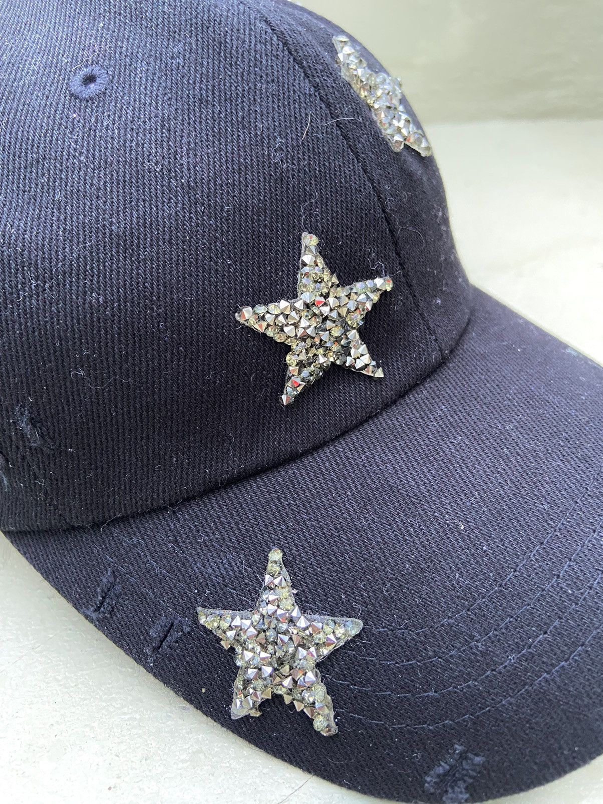 If Six Was Nine 2000s big star studded black caps Size ONE SIZE - 5 Thumbnail