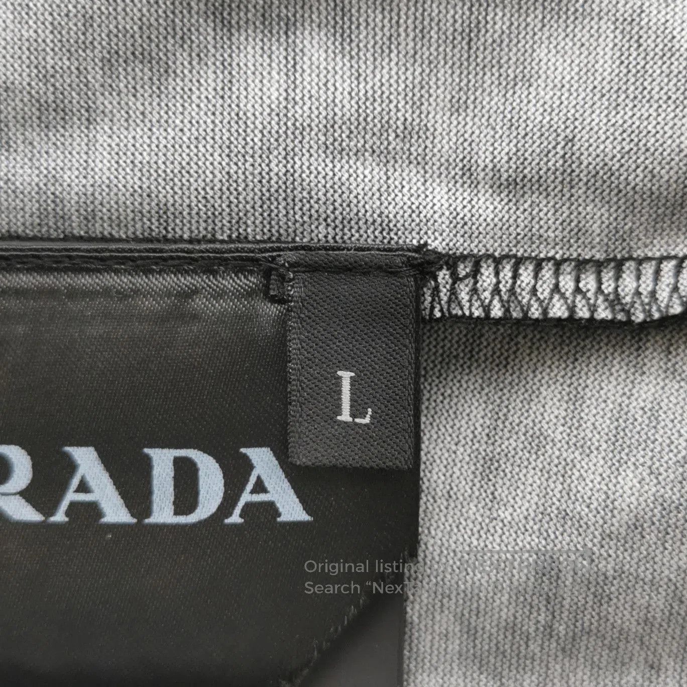 Prada Prada L Cotton Graphic Crewneck T. Size US L / EU 52-54 / 3 - 5 Thumbnail