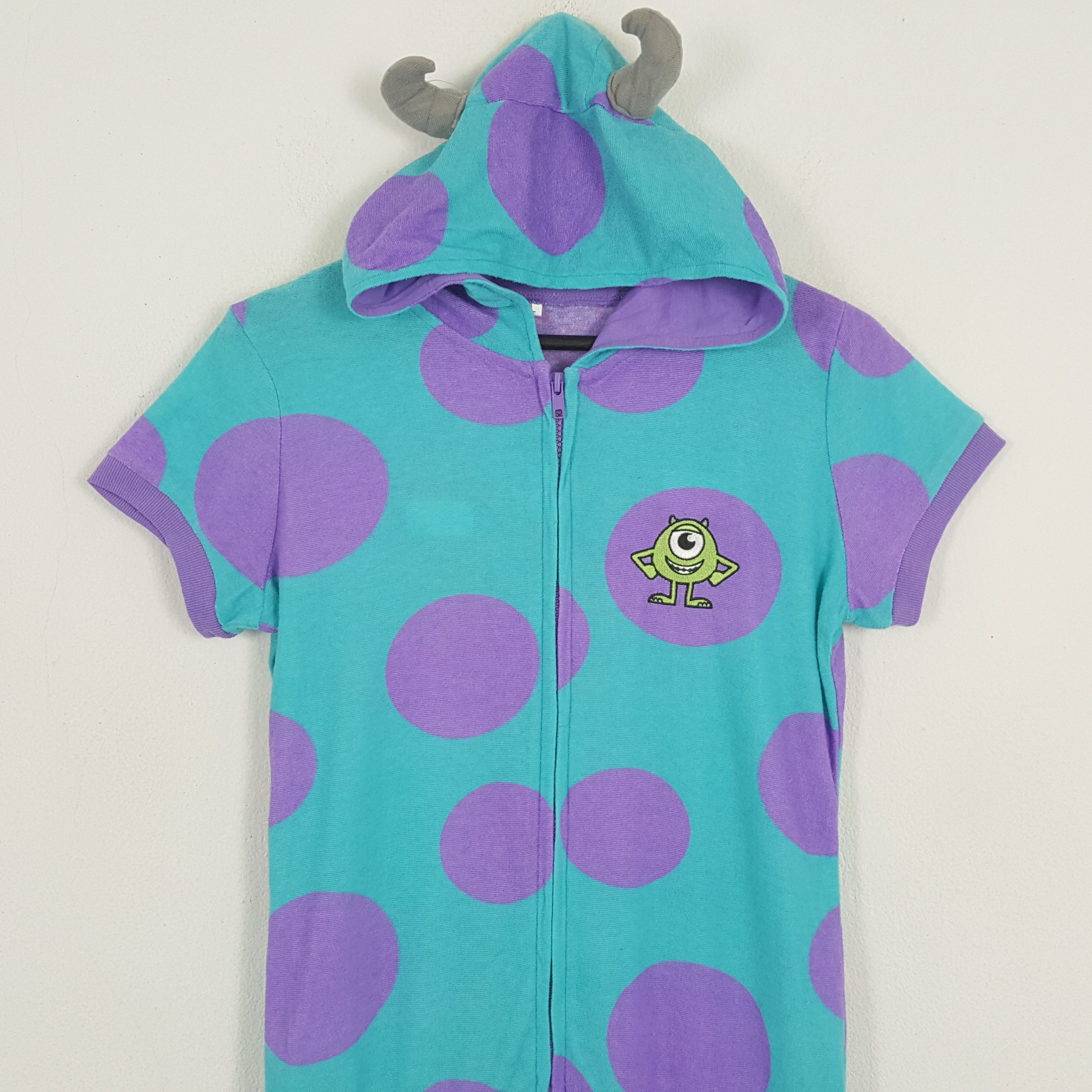 Disney × Vintage MONSTER DISNEY Cartoon Character Costume Hoodies Size XS / US 0-2 / IT 36-38 - 2 Thumbnail