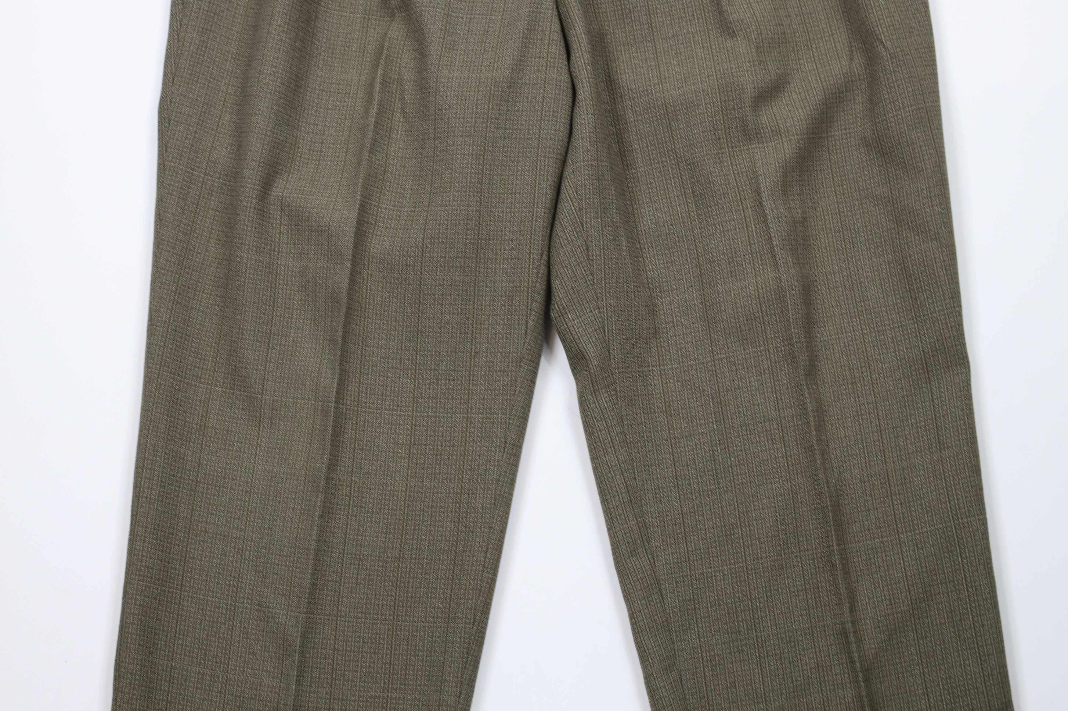 Vintage Vintage 90s Streetwear Wool Blend Wide Leg Chino Pants Size US 36 / EU 52 - 3 Thumbnail