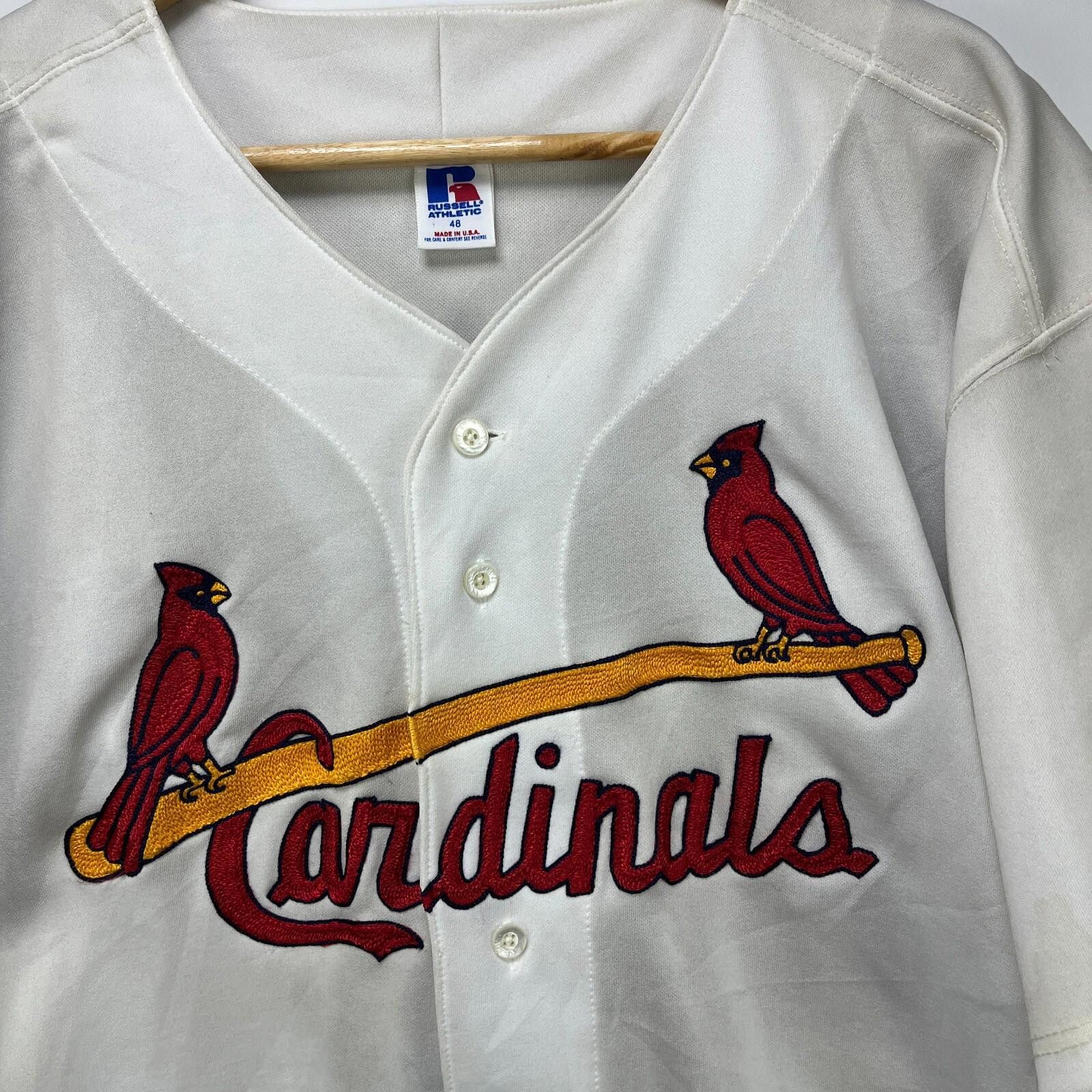 Russell Athletic Vintage 90s Russell Athletic St Louis Cardinals Jersey XL Size ONE SIZE - 3 Thumbnail