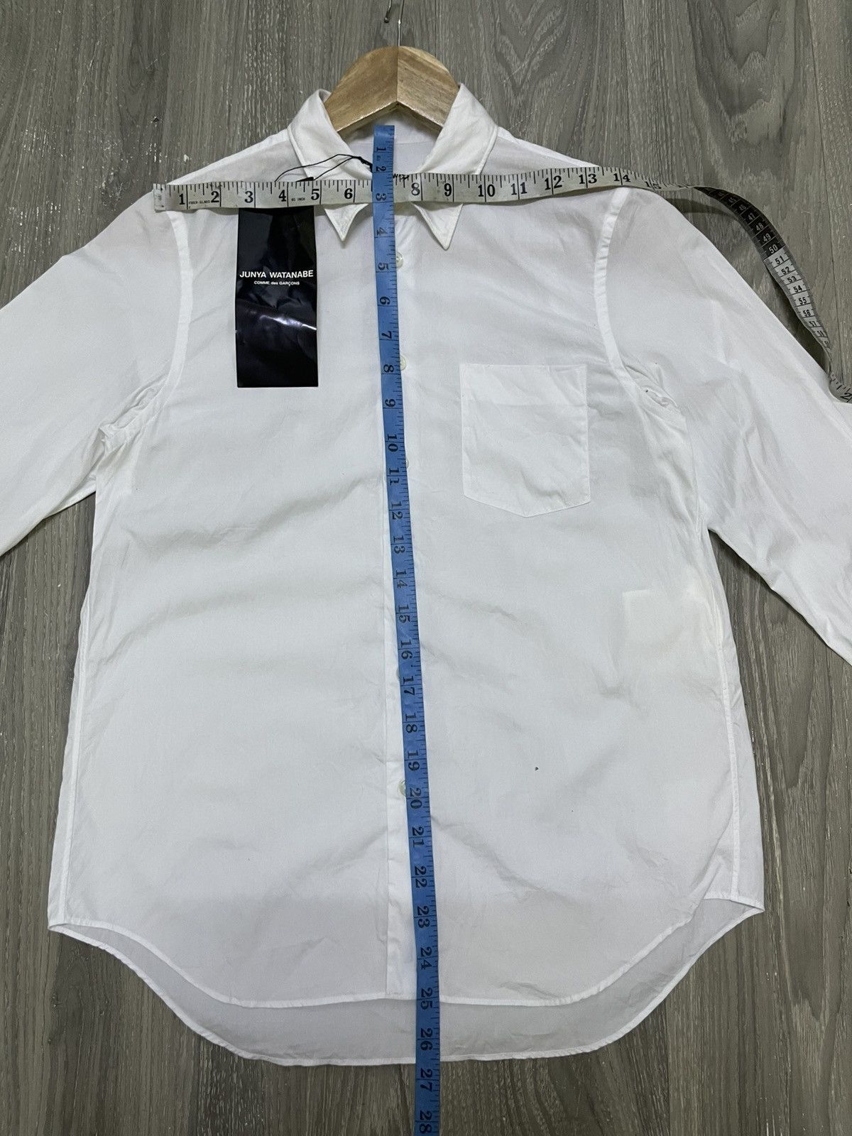 Comme des Garcons Junya watanabe x Comme des Garcons White Blouse (s) Size S / US 4 / IT 40 - 12 Thumbnail