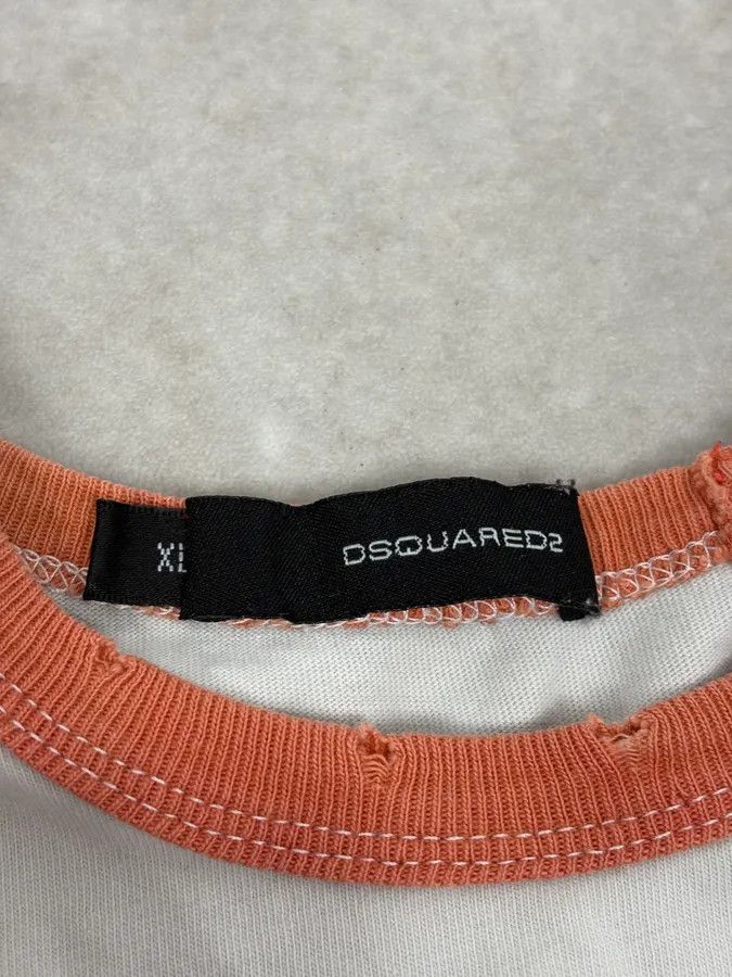Dsquared2 AW2006 Dsquared2 Mini Cowboy White T-Shirt Size US S / EU 44-46 / 1 - 8 Thumbnail
