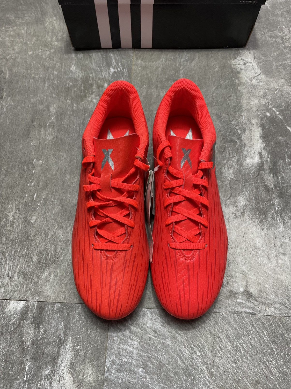 Adidas AdidasX 16.4 FxG Soccer Cleats Solar Red Silver Men’s Size US 7 / EU 40 - 4 Thumbnail