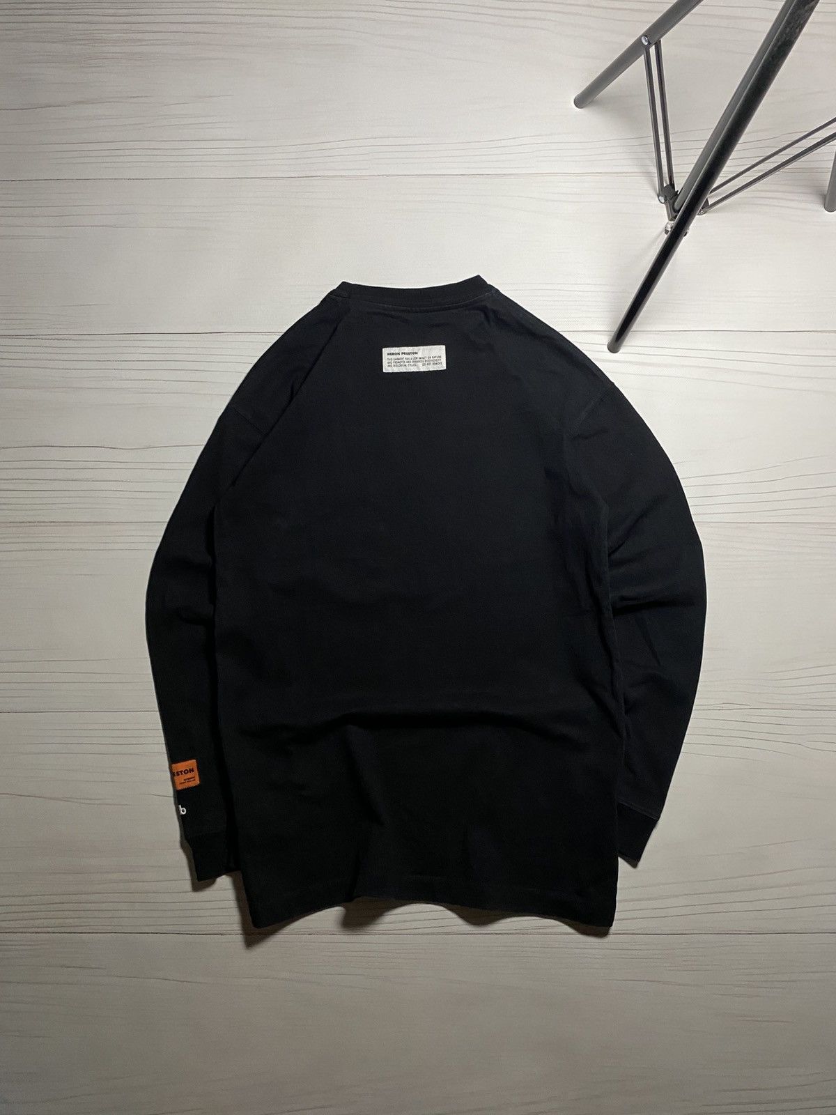 Heron Preston Heron Preston Black Captcha print longsleeve t shirt Size XS / US 0-2 / IT 36-38 - 2 Thumbnail