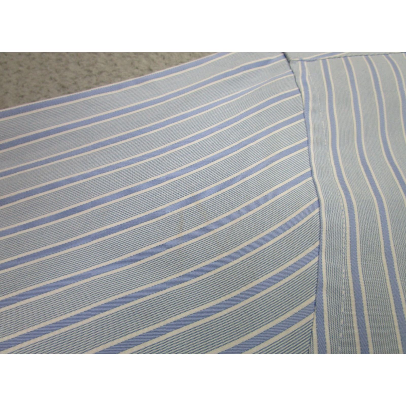 Abercrombie & Fitch VINTAGE Abercrombie & Fitch Button-Up Shirt Mens 2XL Blue Striped Slim Y2K 2000s Size US XXL / EU 58 / 5 - 5 Thumbnail
