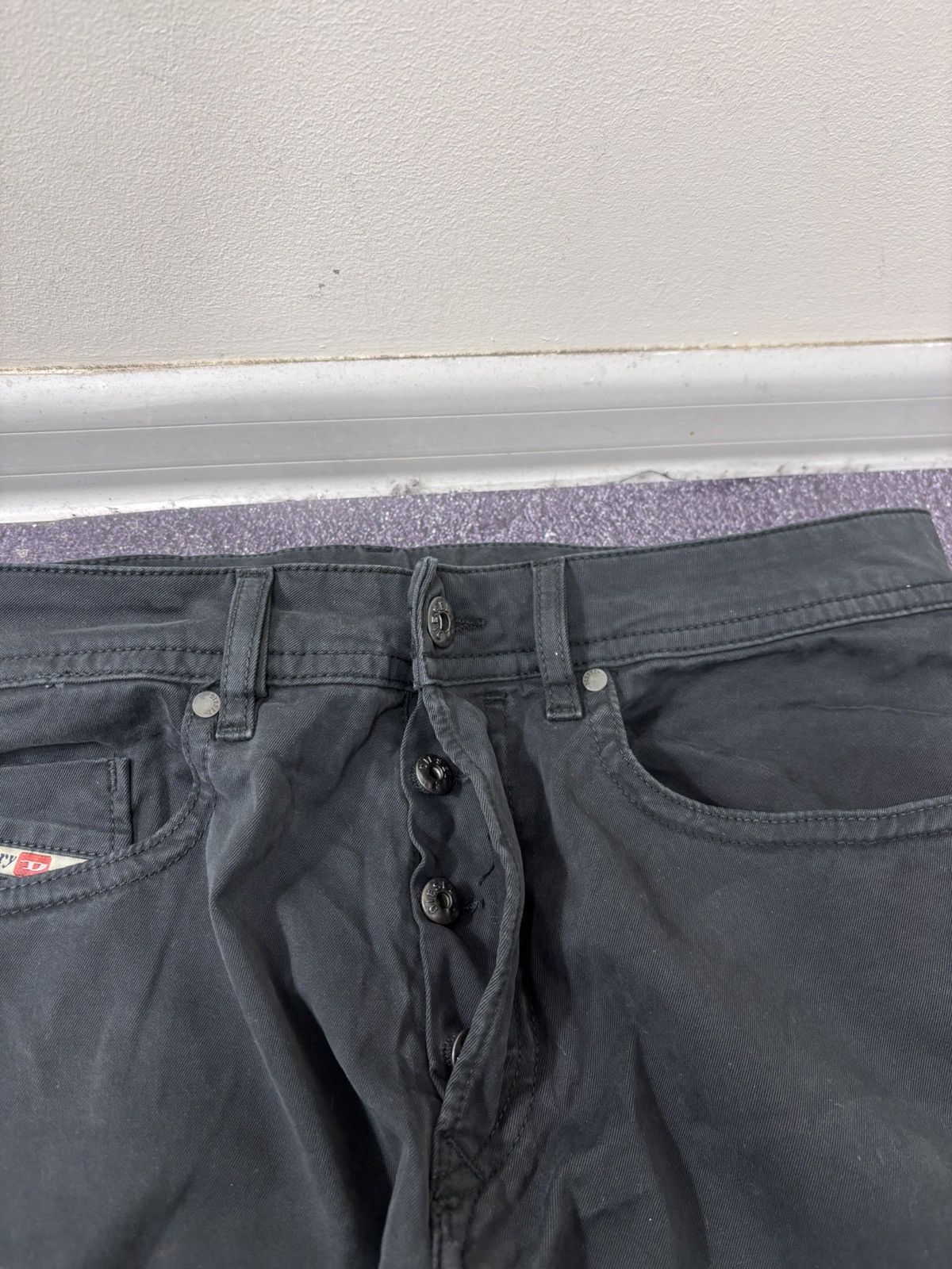 Diesel Diesel Buster NWT Men’s Slim Straight Black Pants Jeans Size US 29 - 11 Thumbnail
