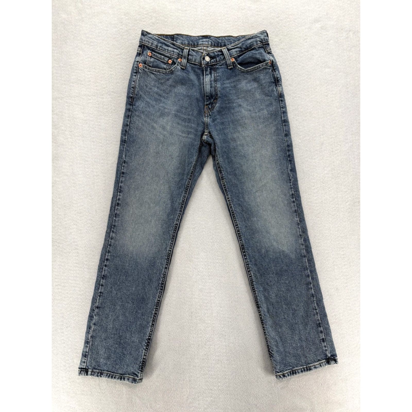 Levi's Levi's 541 Athletic Taper Jeans Mens 30x30 Blue Medium Wash Stretch Denim Casual Size US 30 / EU 46 - 2 Thumbnail