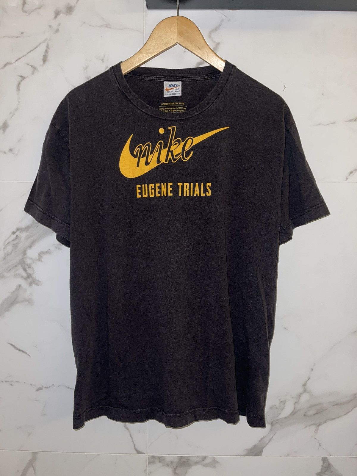 Nike × Vintage 90’s Nike Limited Issue Eugene Trials Vintage big logo Size US XL / EU 56 / 4 - 1 Thumbnail