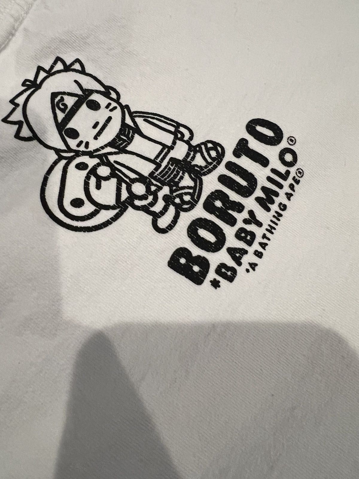 Bape A Bathing Ape x Boruto White Next Generations T-Shirt Size US XL / EU 56 / 4 - 4 Thumbnail