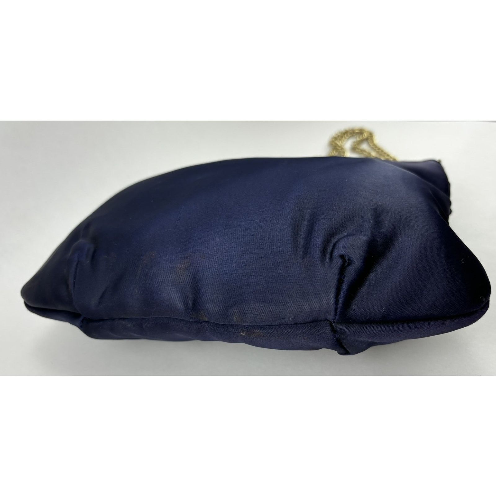 Other Vintage MidCentury Mardane Handbag Royal Blue Gold Cougar Size ONE SIZE - 10 Thumbnail