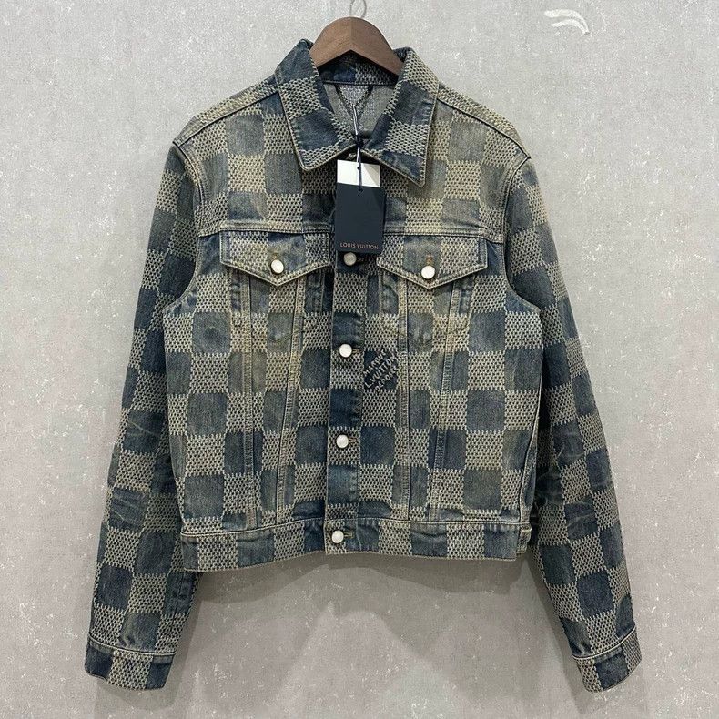 Louis Vuitton Checkerboard denim jacket 2505-Nextarrow