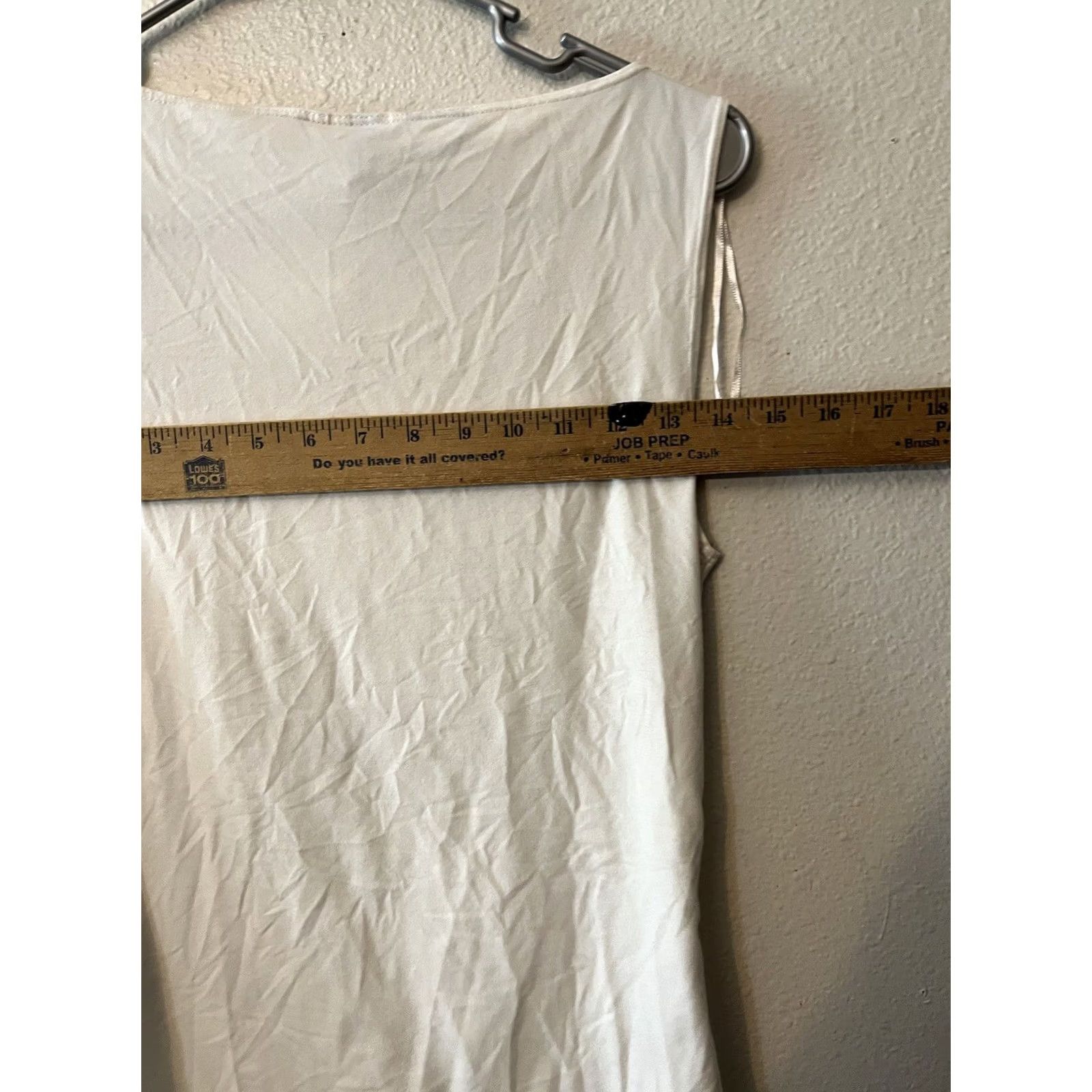 H&M H&M Divided Tank Shirt Women White Sleeveless Solid Size M Size M / US 6-8 / IT 42-44 - 4 Thumbnail