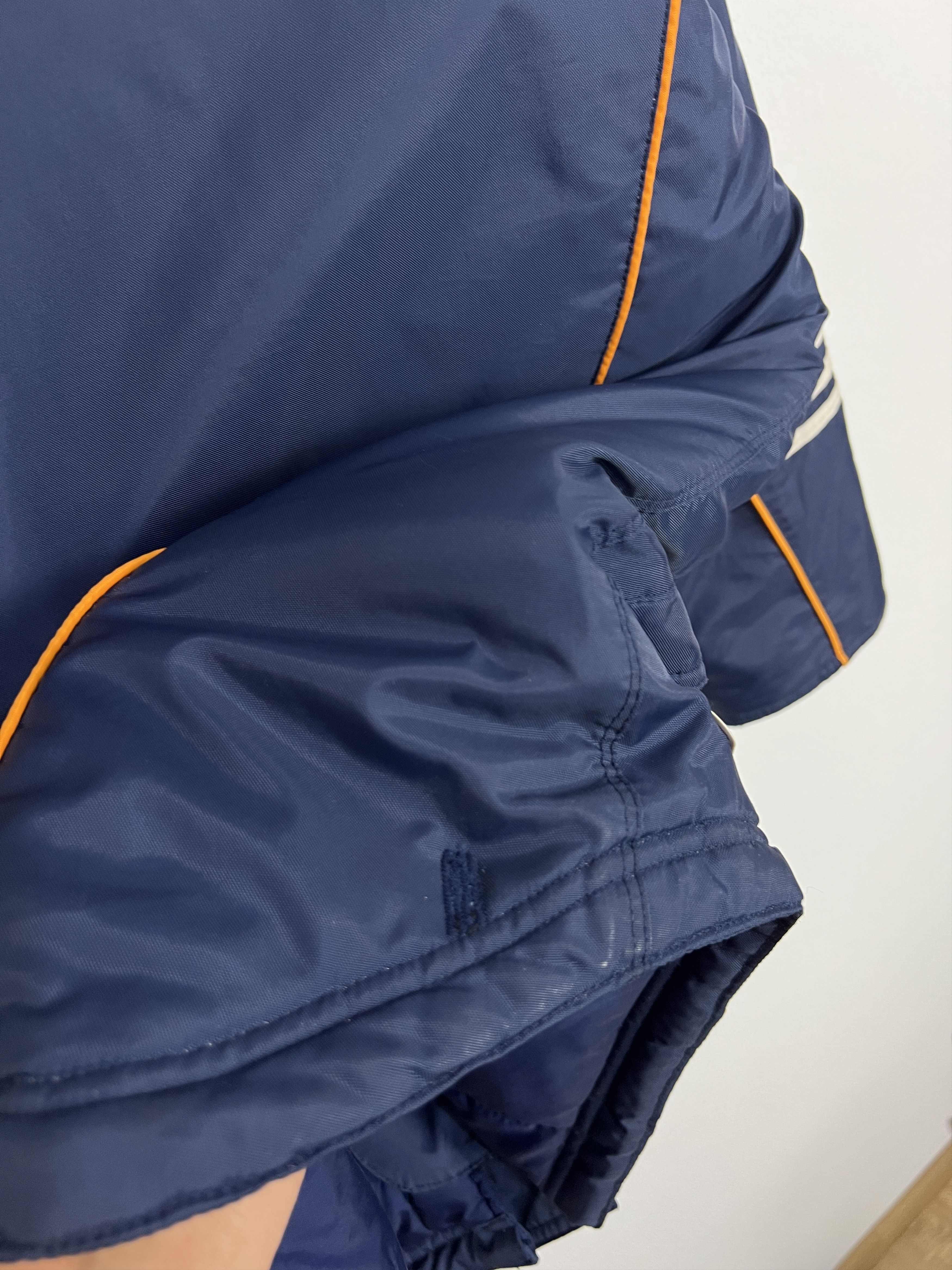Adidas Vintage 90's Adidas Real Madrid Football Blue Bomber Jacket Size US S / EU 44-46 / 1 - 22 Thumbnail