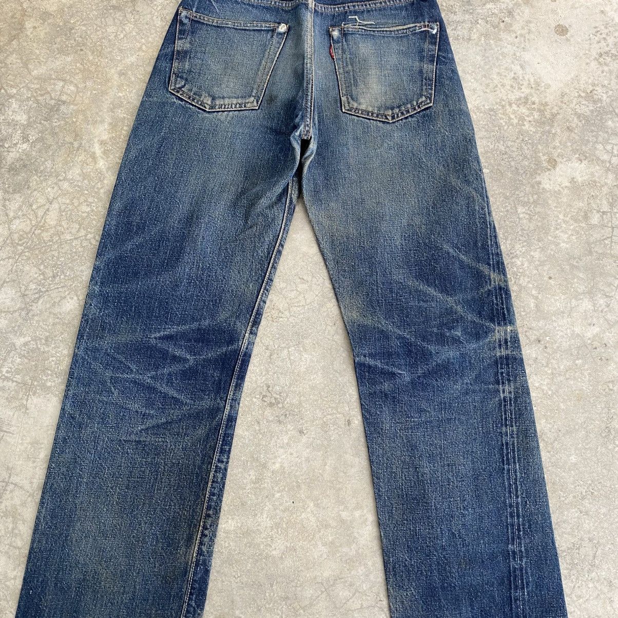 Denime Vintage 90’s Denime Japan Faded Blue Selvedge Jeans Size US 29 - 13 Thumbnail