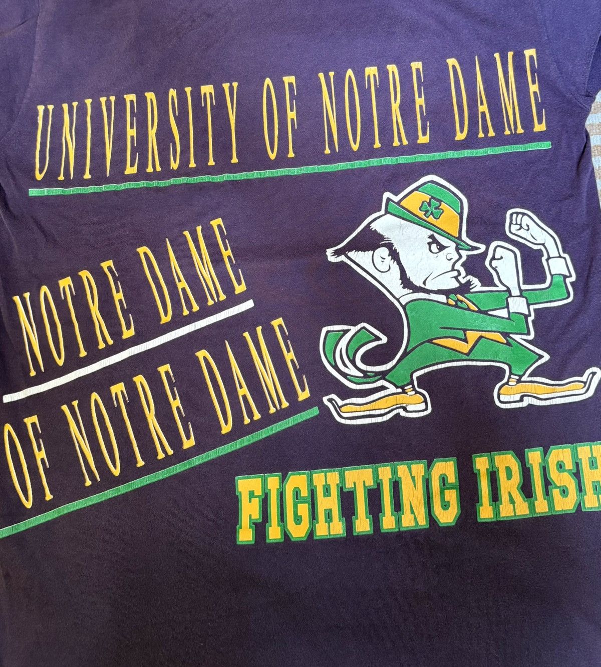 NFL Vintage 90s University Notre Dame Fighting Irish NFL Sport Size US M / EU 48-50 / 2 - 5 Thumbnail