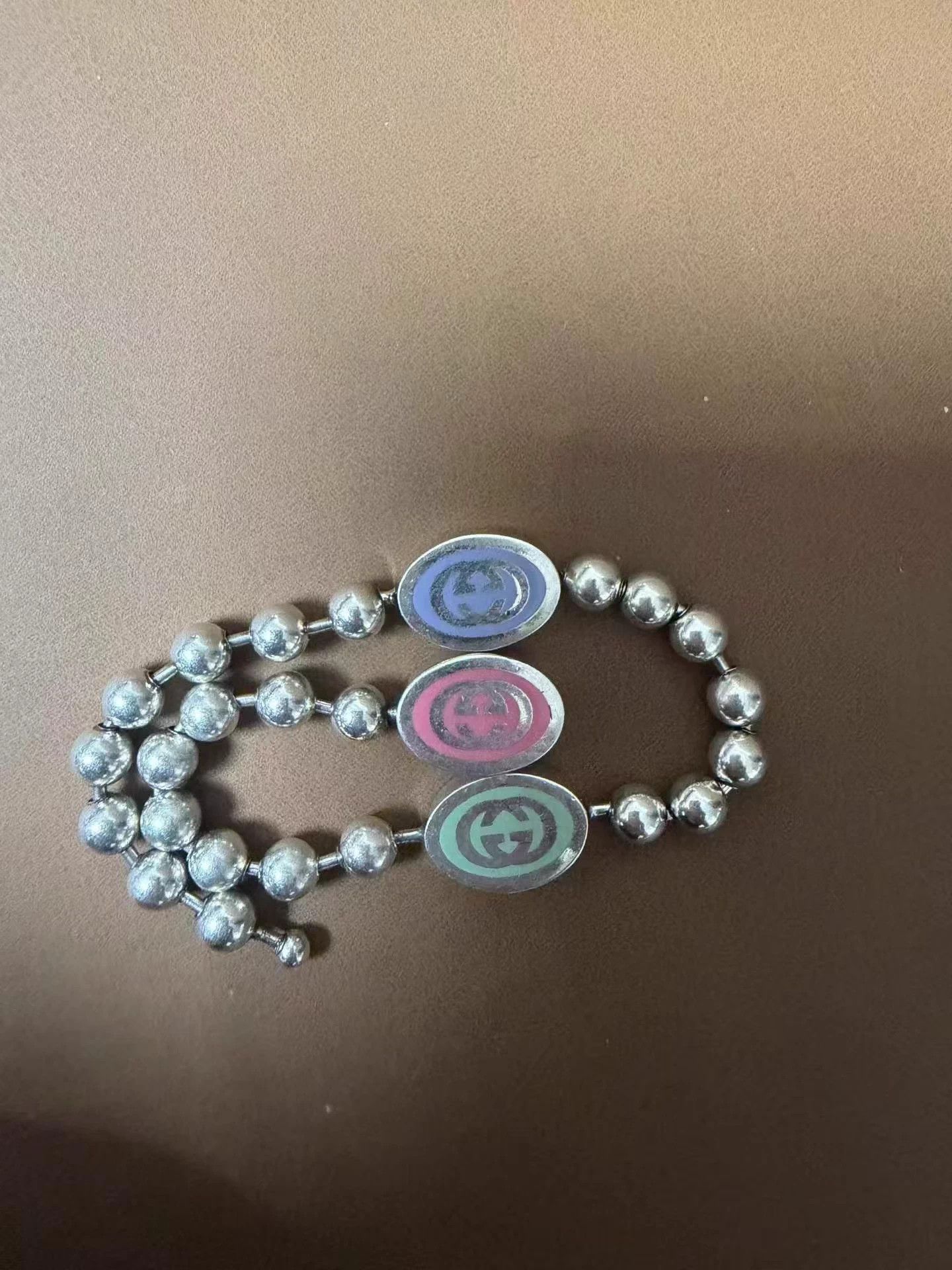 Gucci GUCCI tri-color beaded bracelet 19 Size ONE SIZE - 1 Thumbnail