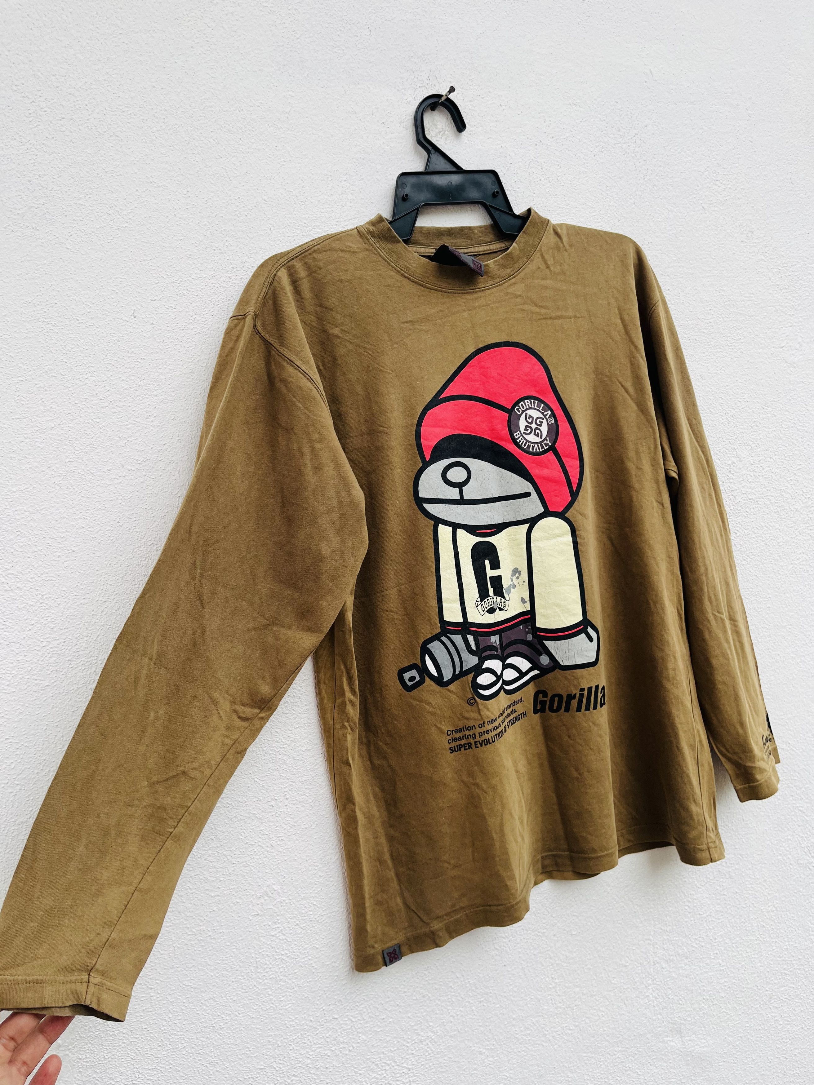 Japanese Brand Vintage Gorilla Hip Hop Designer Fashion Style Size US L / EU 52-54 / 3 - 3 Thumbnail
