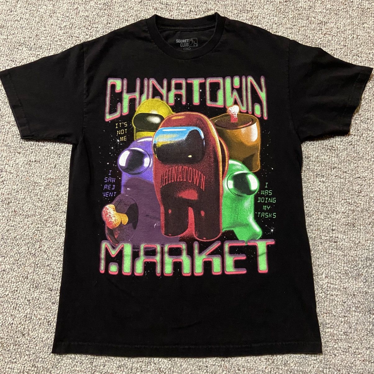 Market Chintatown Market Among Us Funny Meme Rap Tee Shirt Size US L / EU 52-54 / 3 - 1 Thumbnail