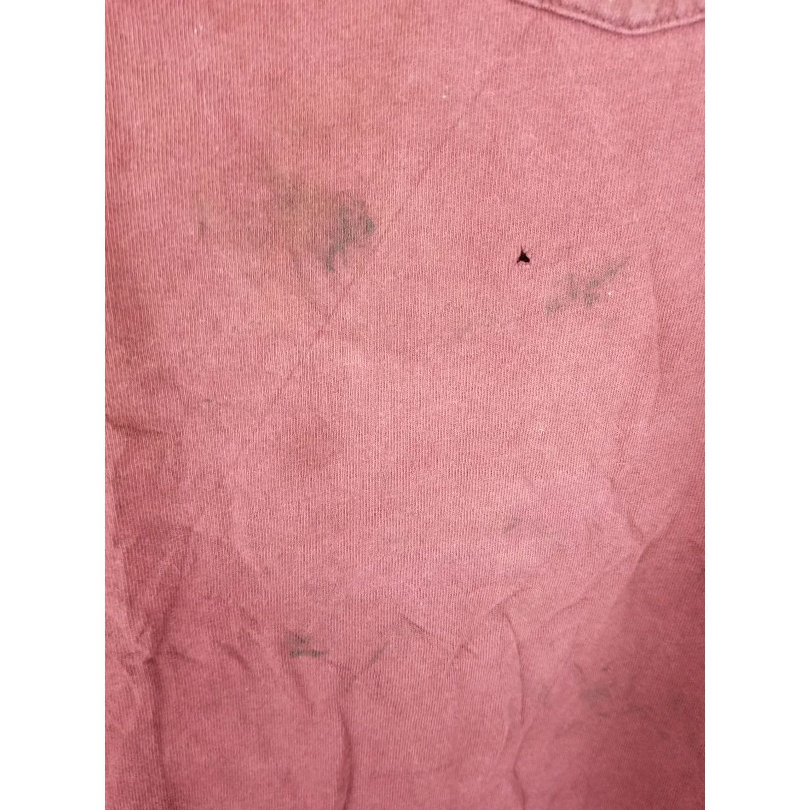 Carhartt VINTAGE Carhartt T-Shirt One Pocket Gradient Sun Faded Distressed Trashed L Red Cotton Short Sleeve Crew Neck Men Size US L / EU 52-54 / 3 - 7 Thumbnail