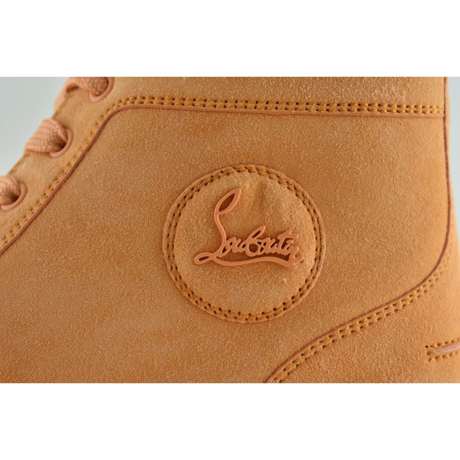 Christian Louboutin Christian Louboutin Lou Spikes Flat Melon Orange Suede High Size US 11 / EU 44 - 11 Thumbnail
