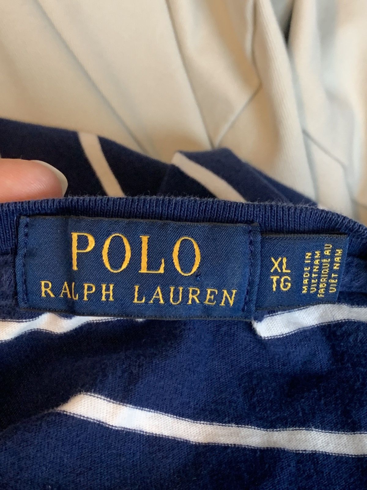 Polo Ralph Lauren Polo Ralph Lauren Striped Shirt Size US XL / EU 56 / 4 - 3 Thumbnail