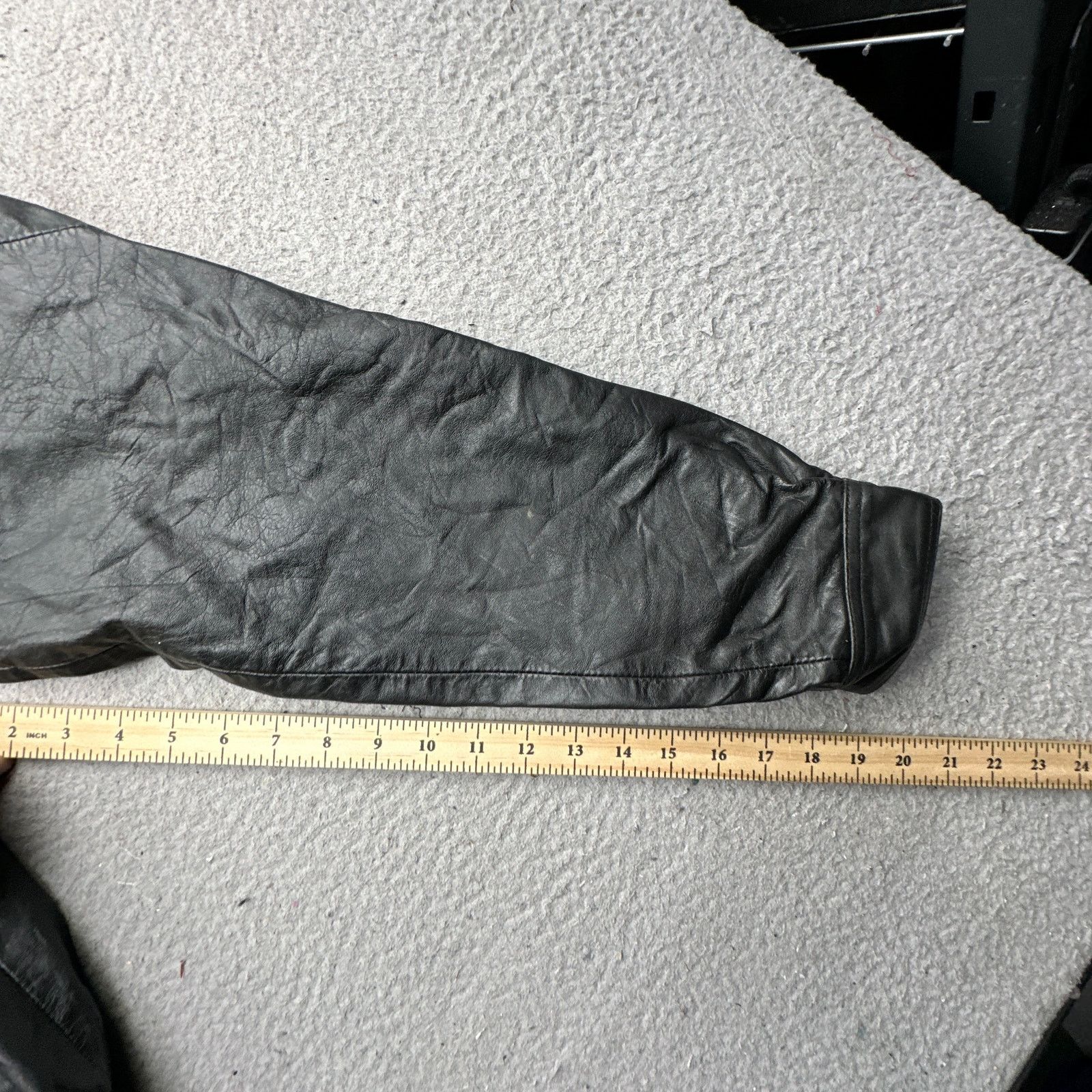 Other VTG Bermans Thinsulate Leather Moto Jacket Large Long Rider Size US L / EU 52-54 / 3 - 6 Thumbnail