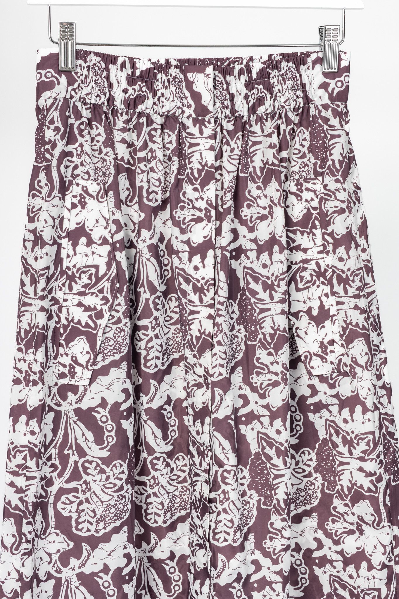 Tibi Tibi Cinnamon Multi Recycled Nylon Batik Full Skirt Size 26" / US 2 / IT 38 - 3 Thumbnail