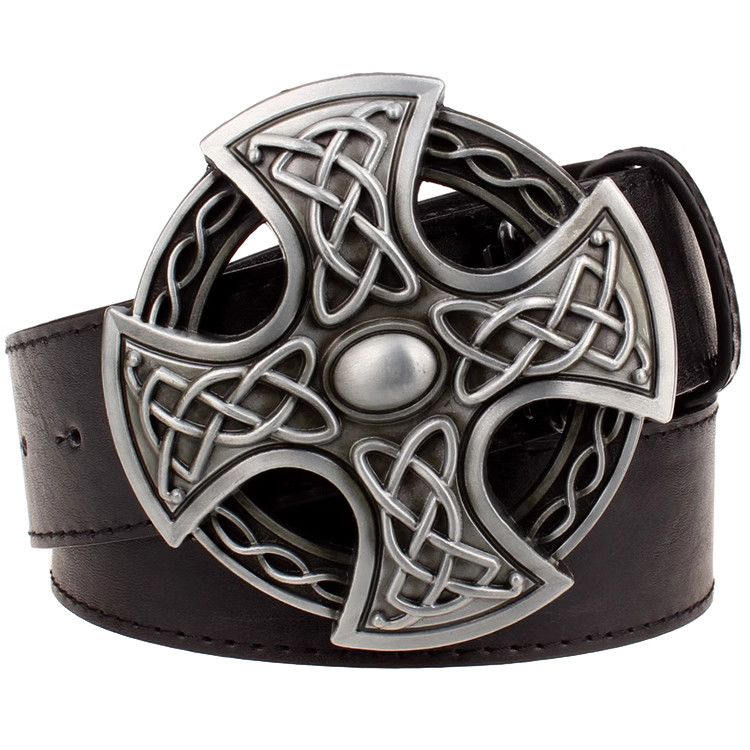 Designer Cross Vintage Belt Riveted Belts Menswear Accessories Size ONE SIZE - 1 Thumbnail