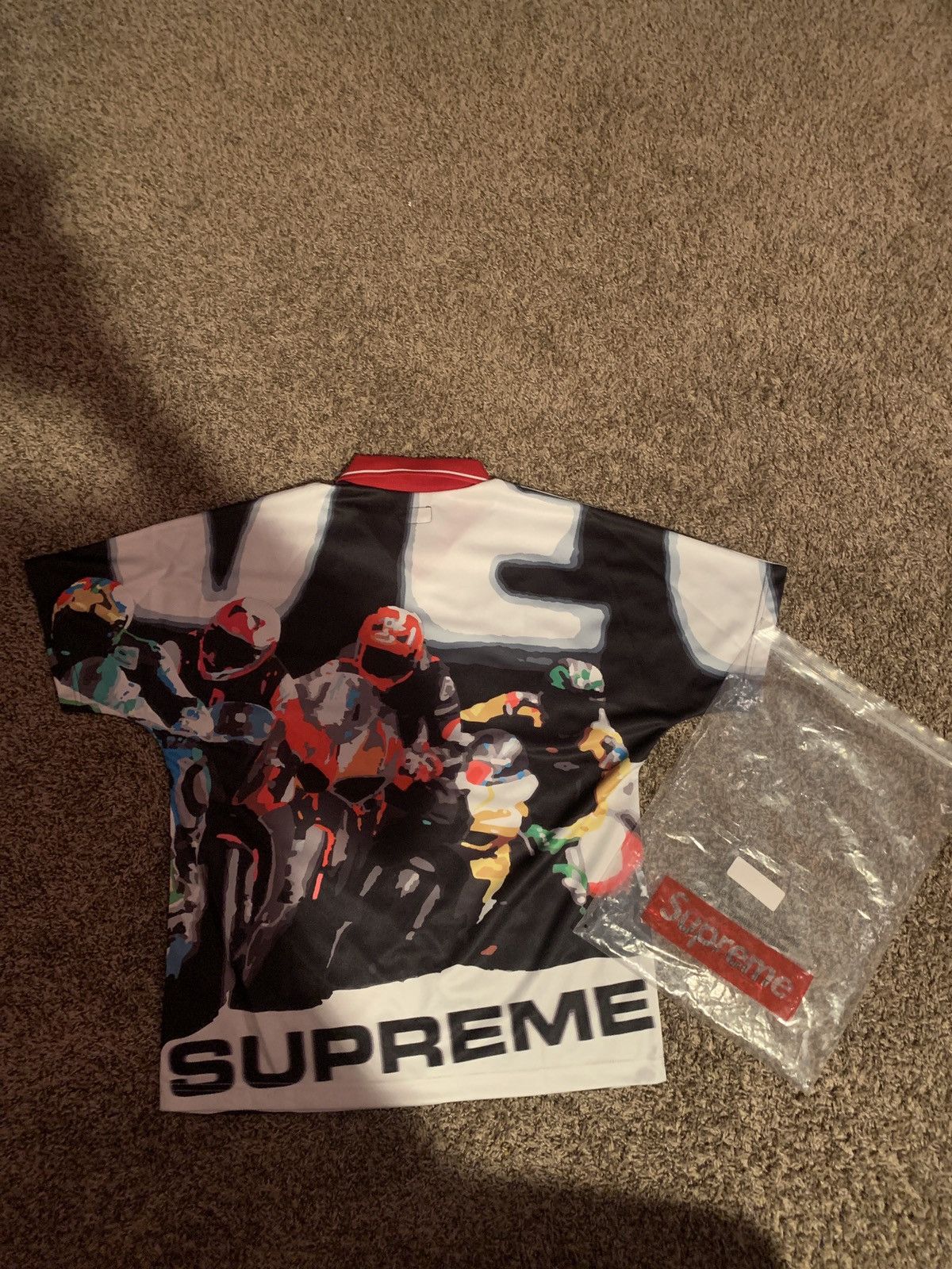 Supreme Supreme Motorcycle Soccer Jersey Size US S / EU 44-46 / 1 - 2 Thumbnail