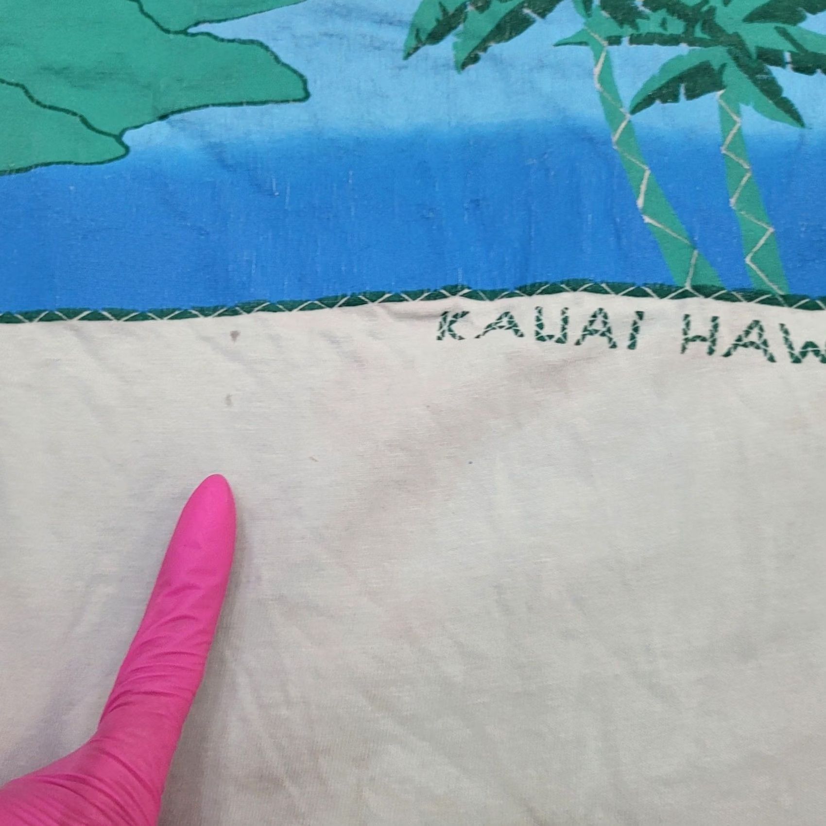 Hanes VINTAGE Hanes Shirt Womens S/M 18x22 Hawaii Hawaiian Beach Graphic Tee Blue 1990s M Ladies 90s Beach Hawaii Logo Casual Shirts Womens Size M / US 6-8 / IT 42-44 - 5 Thumbnail