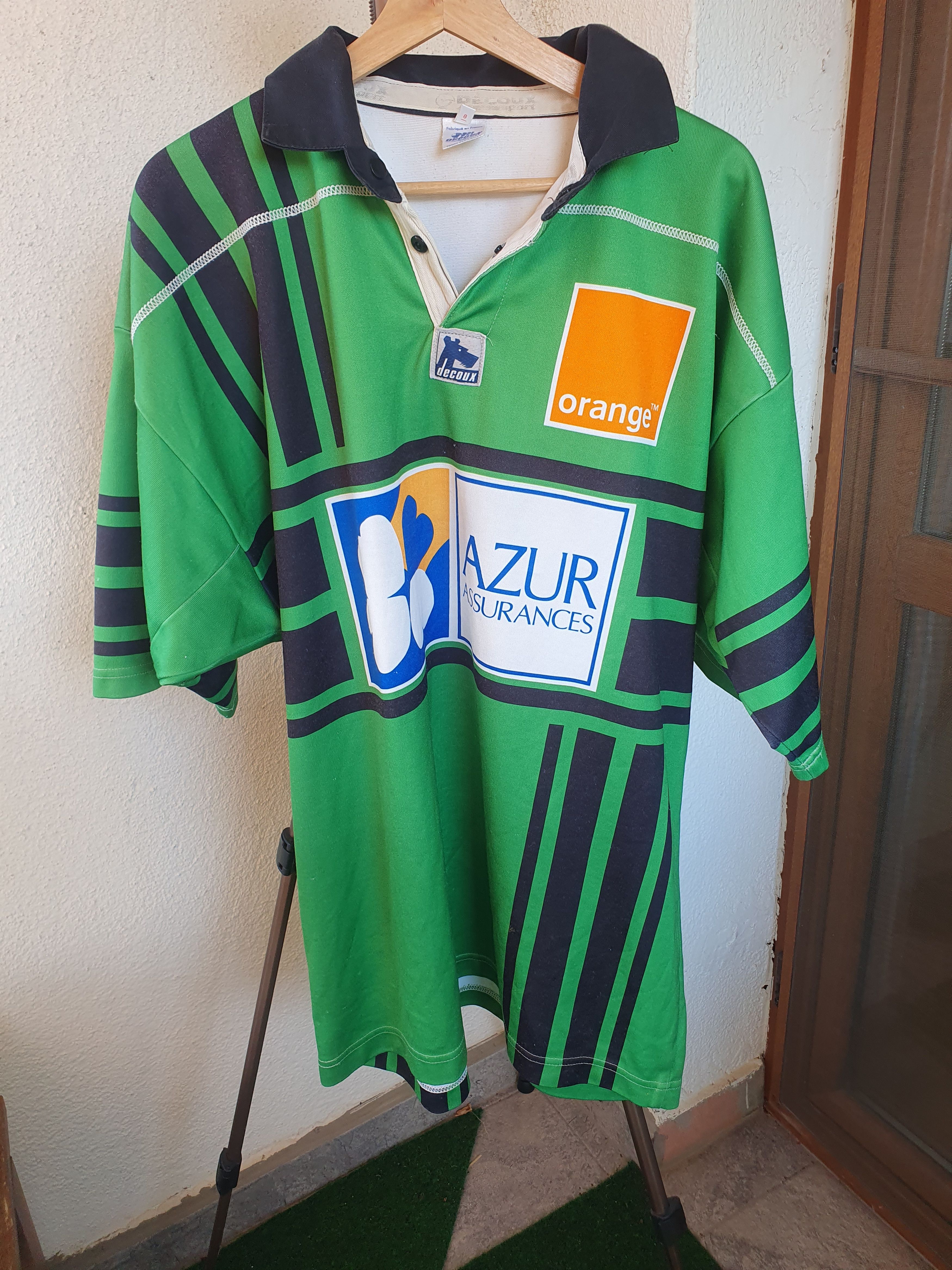 Vintage Decoux Sport Vintage Made in France Rugby Jersey sz XL Size US XL / EU 56 / 4 - 1 Thumbnail