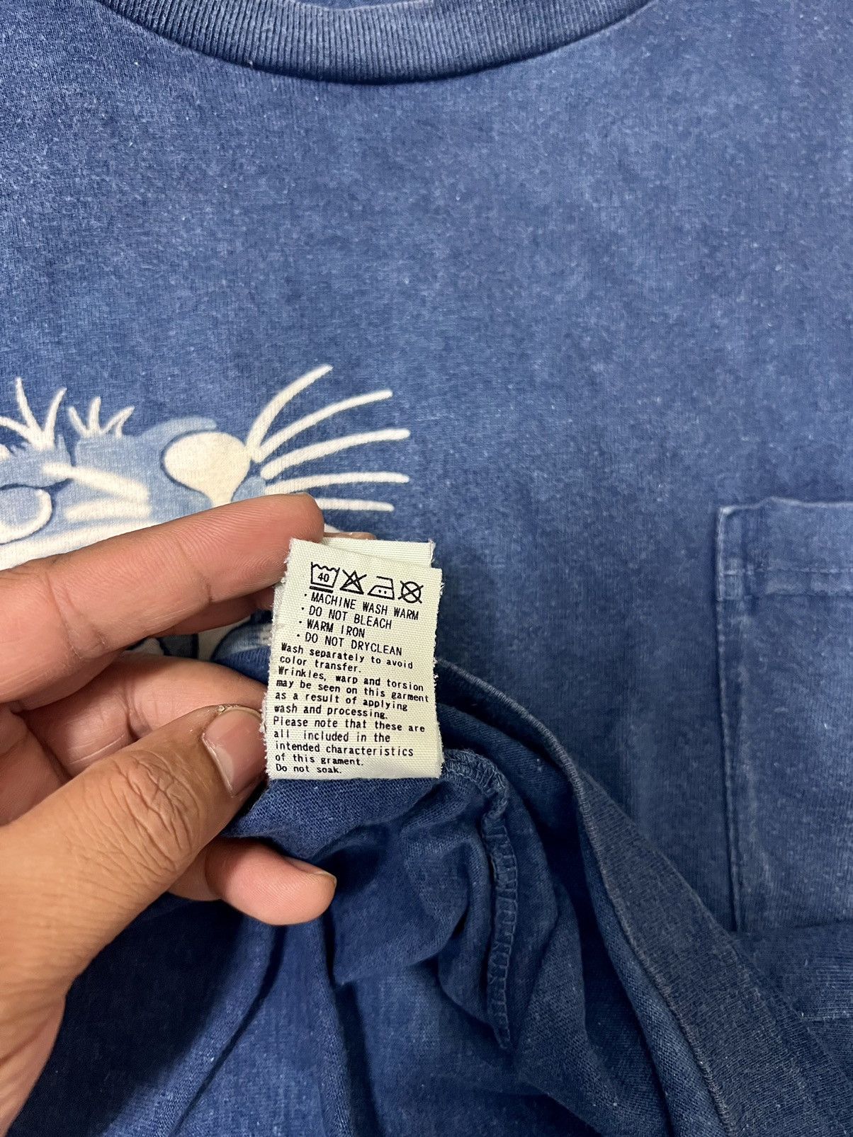 Japanese Brand × Okura × Vintage Vintage Okura Tiger Single Pocket Tee Size US L / EU 52-54 / 3 - 11 Thumbnail