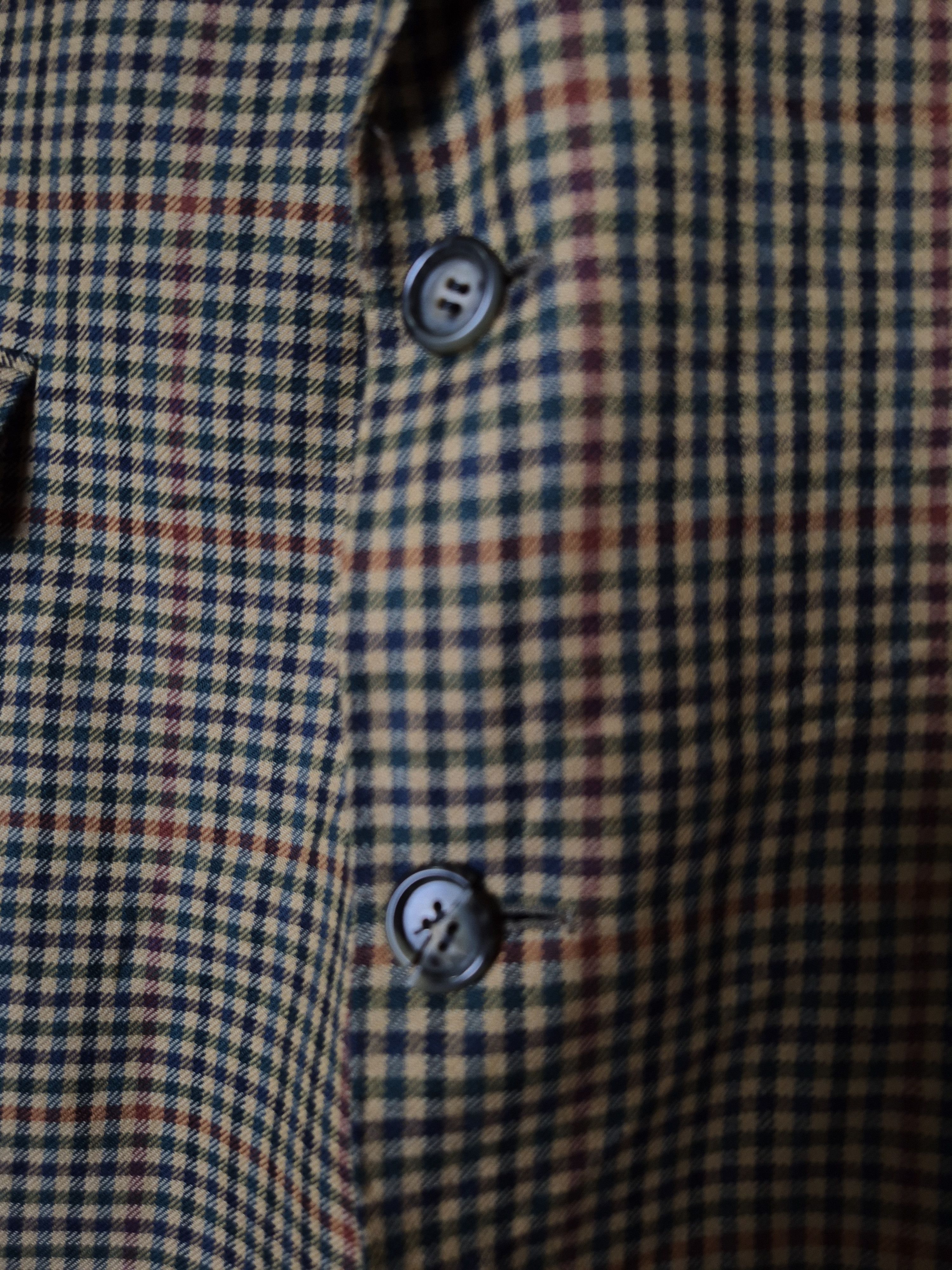 Burberry Burberrys Vintage Houndstooth Blazer Mens Size 54 Europe Size 54R - 4 Thumbnail