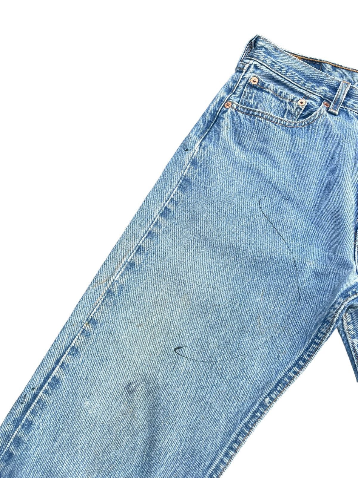 Levi's Vintage 1999 Levis 501 e Usa Painted Design Size US 30 / EU 46 - 5 Thumbnail